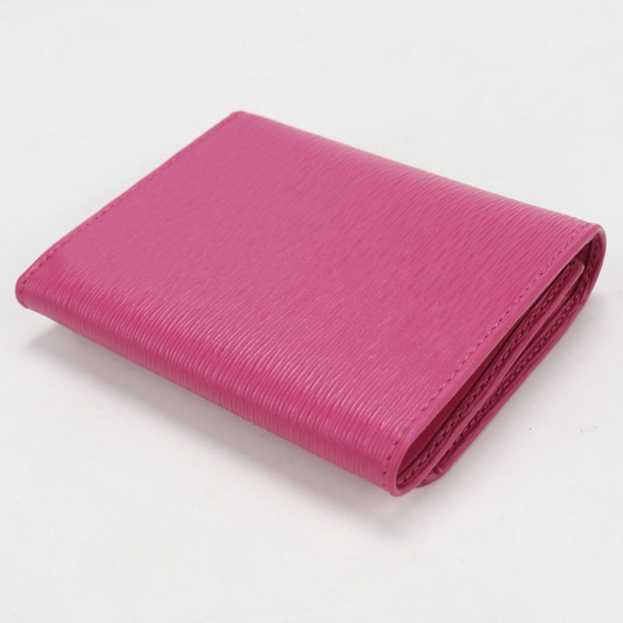 Prada Pink Leather Wallet (Tri-Fold) (Pre-Owned)