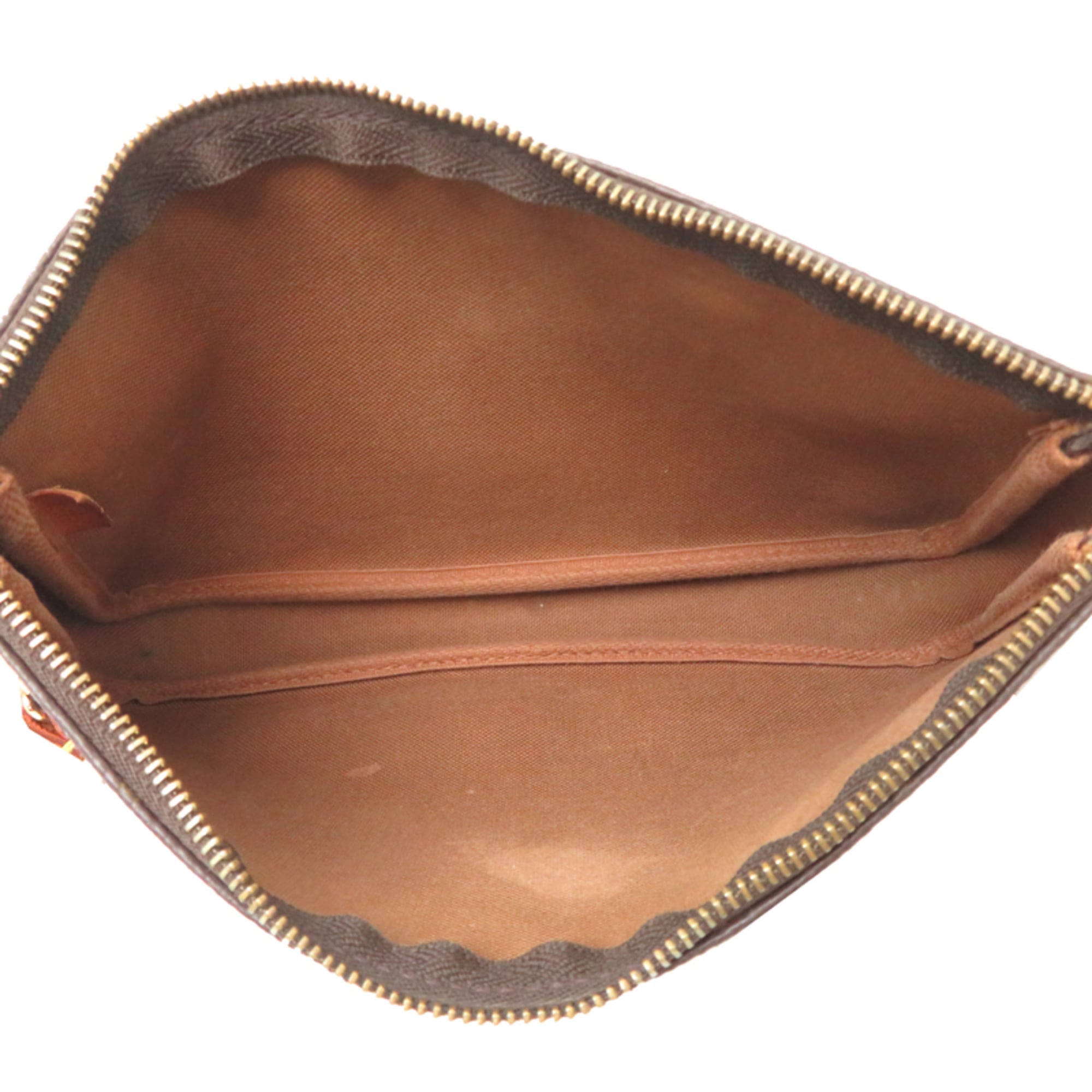Louis Vuitton Brown Monogram Handbag Pochette (Pre-Owned)