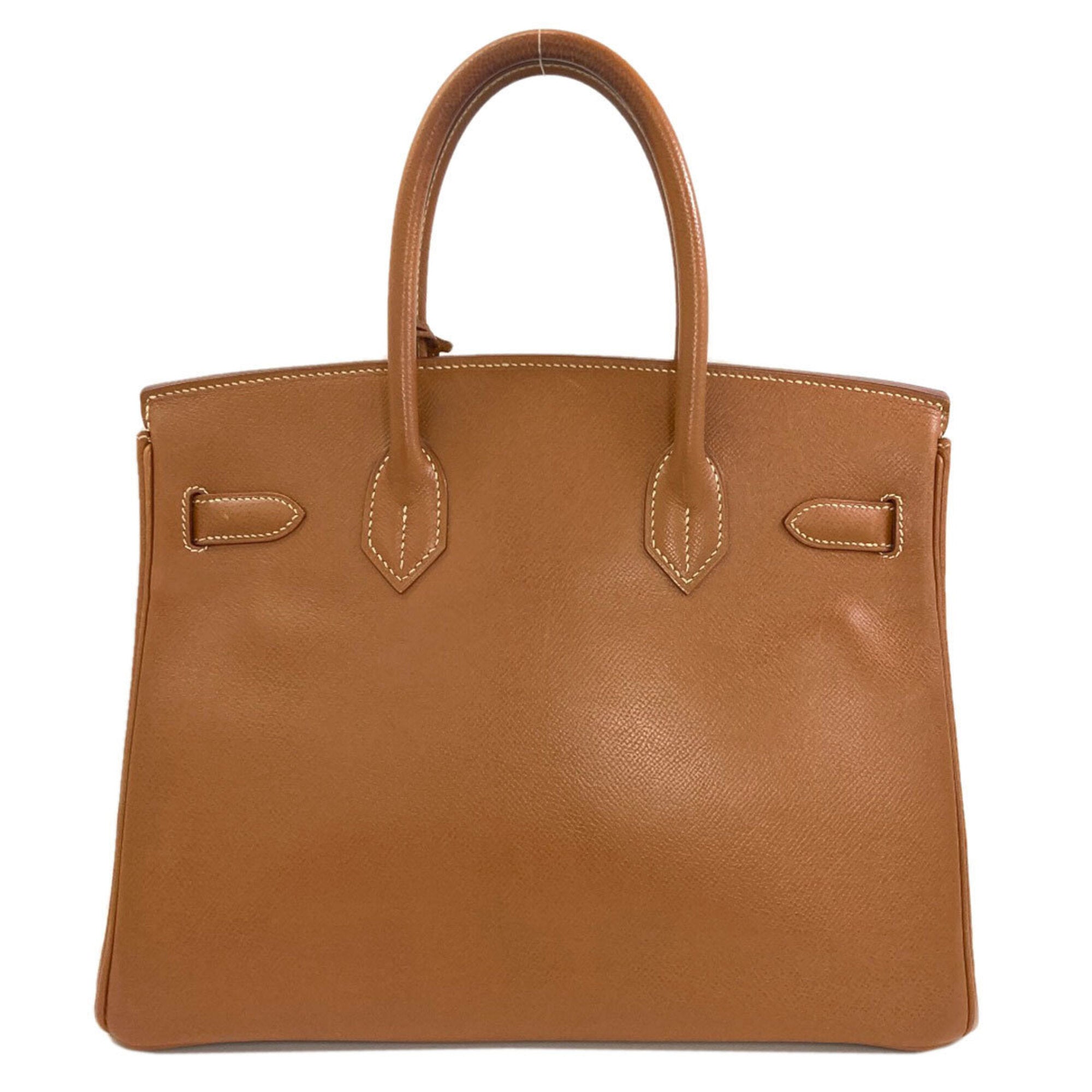 Hermes Gold Courchevel Leather Handbag (Pre-Owned)