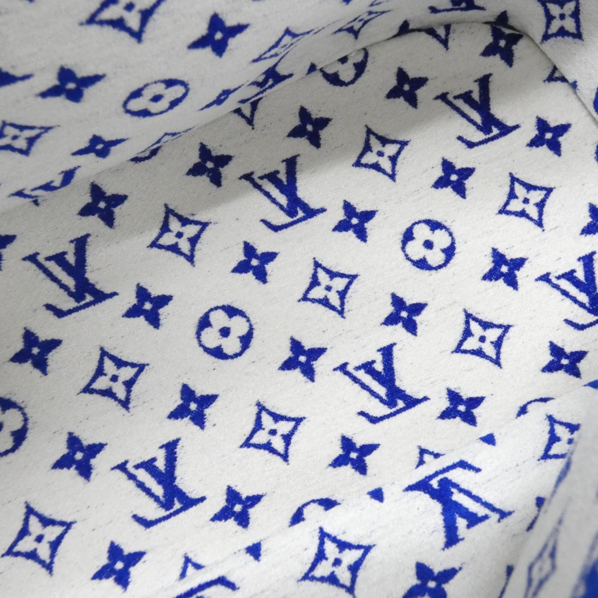 Louis Vuitton Blue Jacquard Handbag Pouch (Pre-Owned)