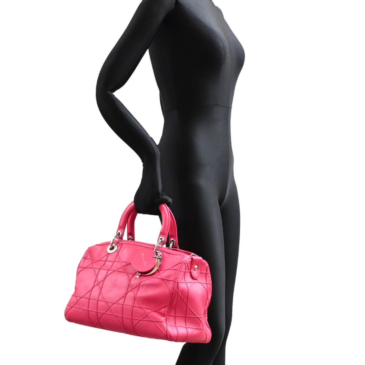 Christian Dior Pink Leather Handbag (Pre-Owned)