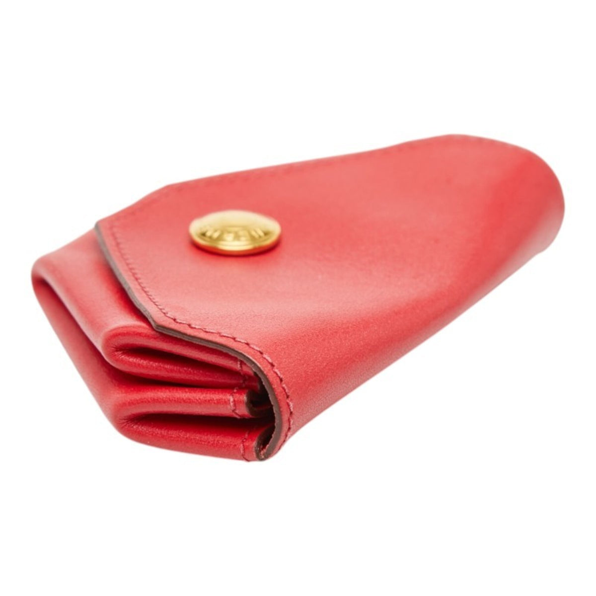 Hermes Red Color Rouge Casaque Coin Purse/Coin Case (Pre-Owned)