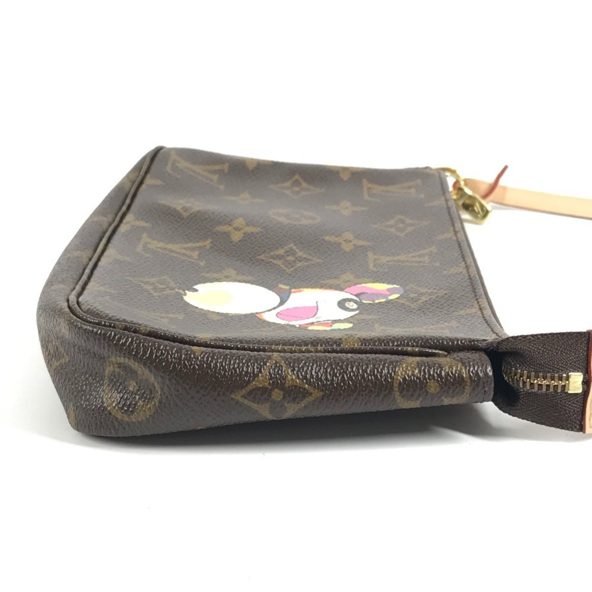 Louis Vuitton Brown Monogram Panda Monogram Canvas Handbag Pouch Shoulder Bag (Pre-Owned)