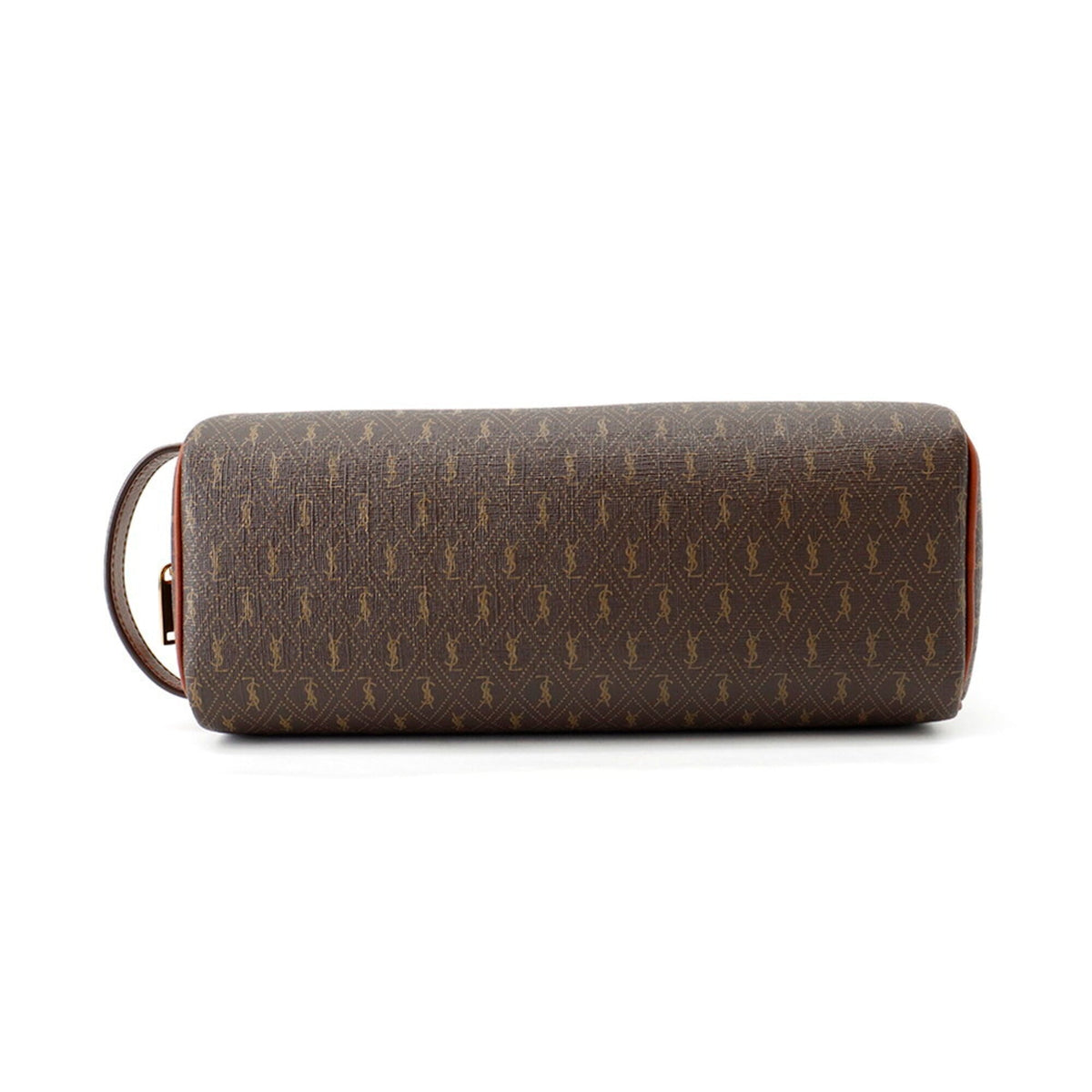 Yves Saint Laurent Brown Pvc Leather Clutch Bag (Pre-Owned)