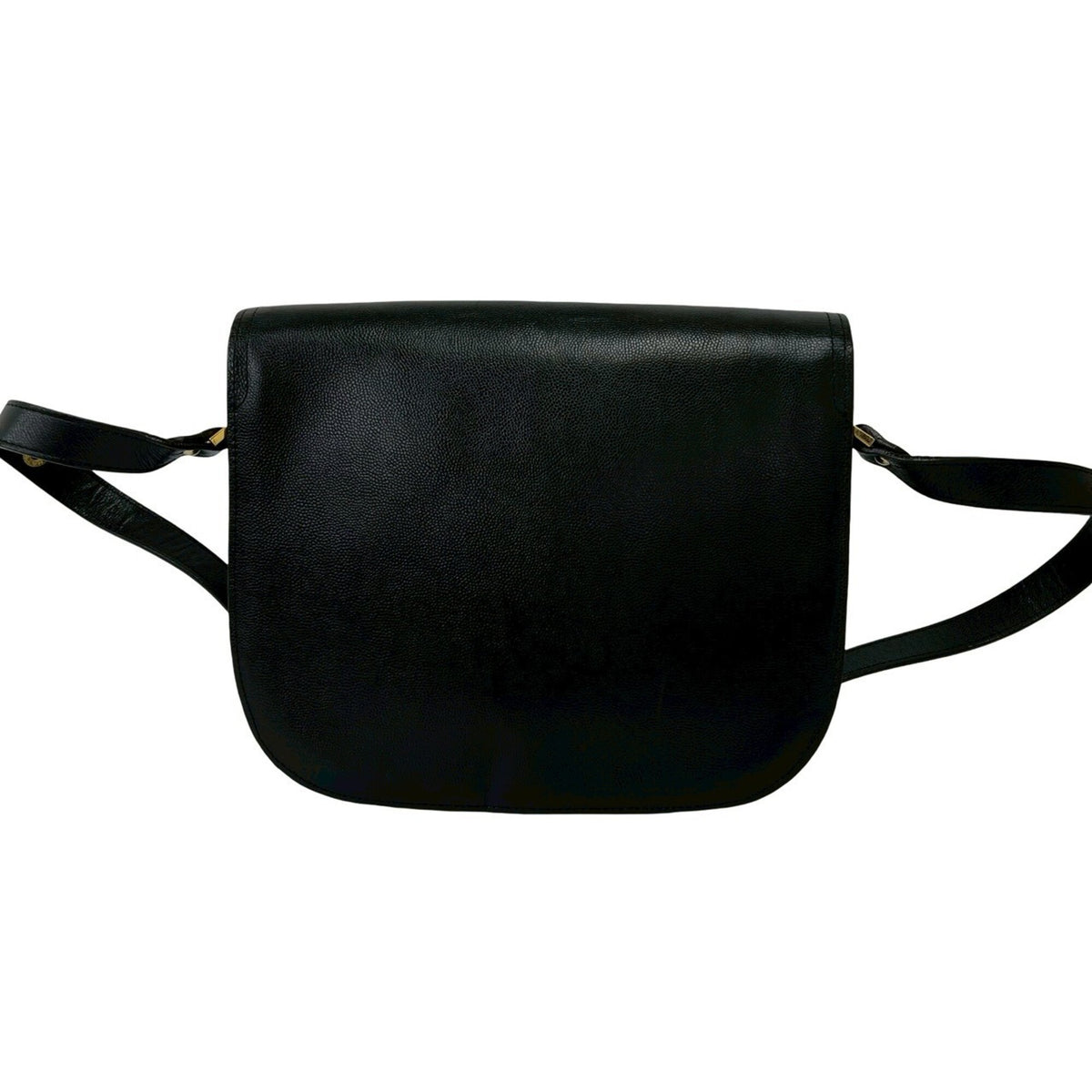 Yves Saint Laurent Black Leather Shoulder Bag (Pre-Owned)