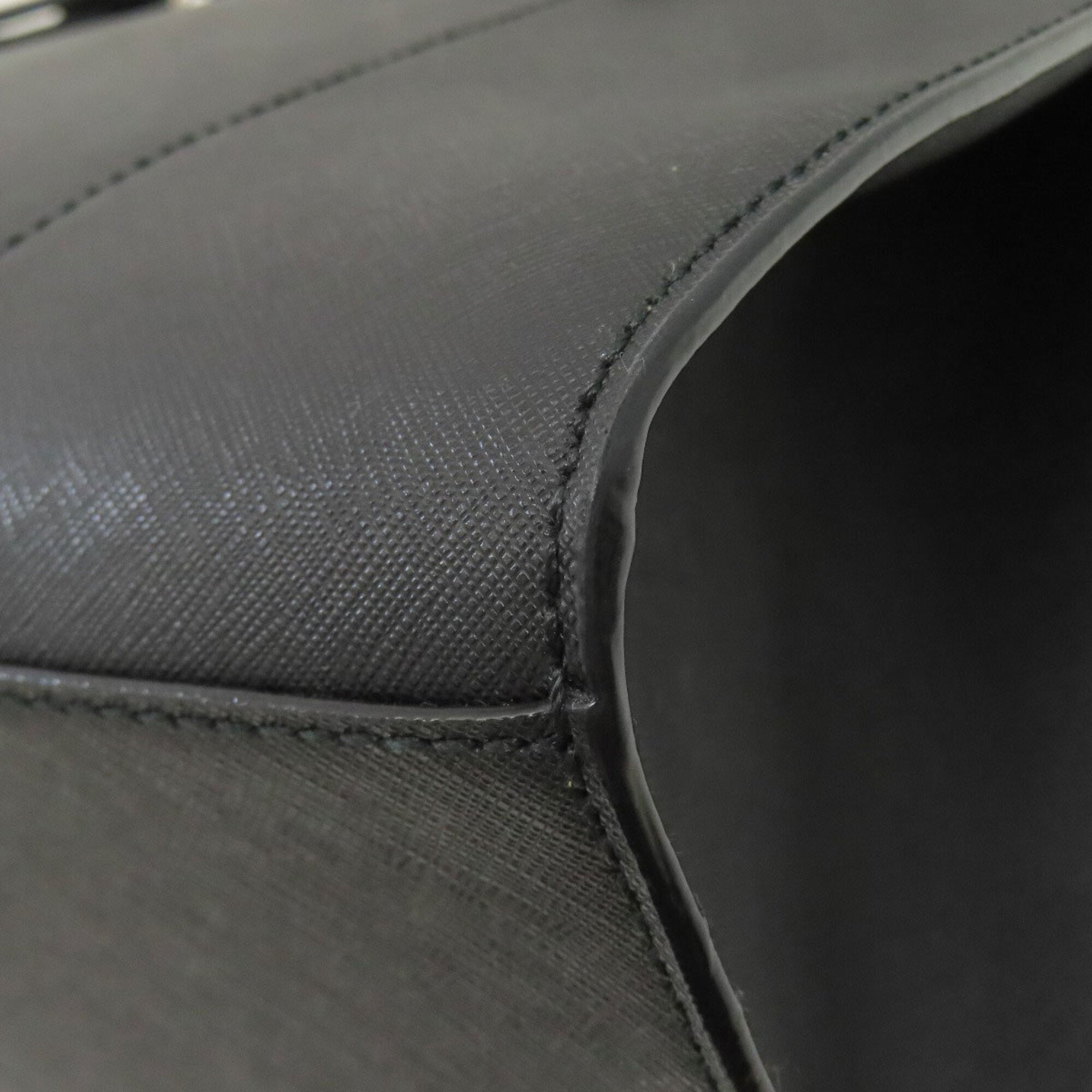 Bally Black Leather Tote Bag (Pre-Owned)