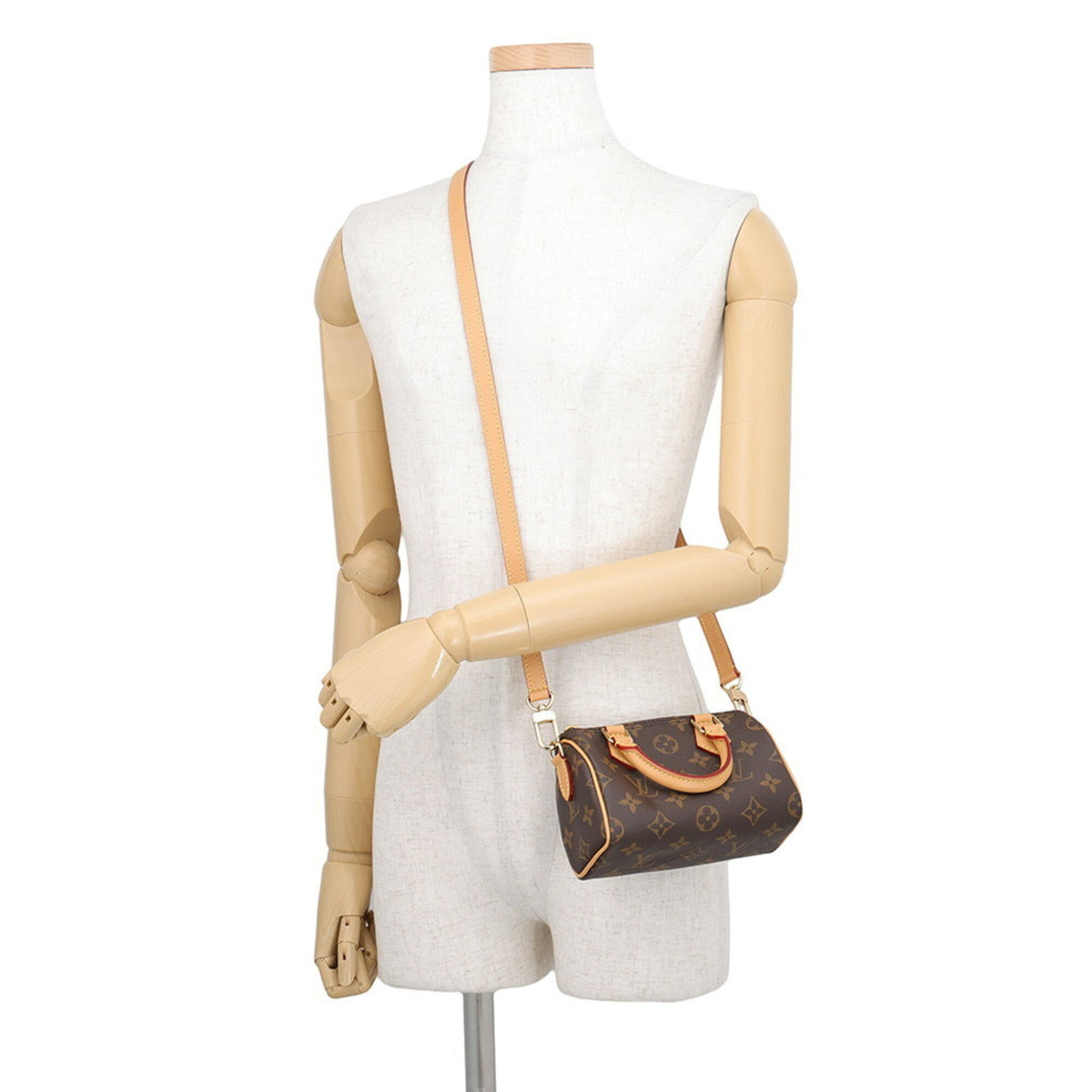 Louis Vuitton Brown Monogram Handbag Shoulder Bag (Pre-Owned)