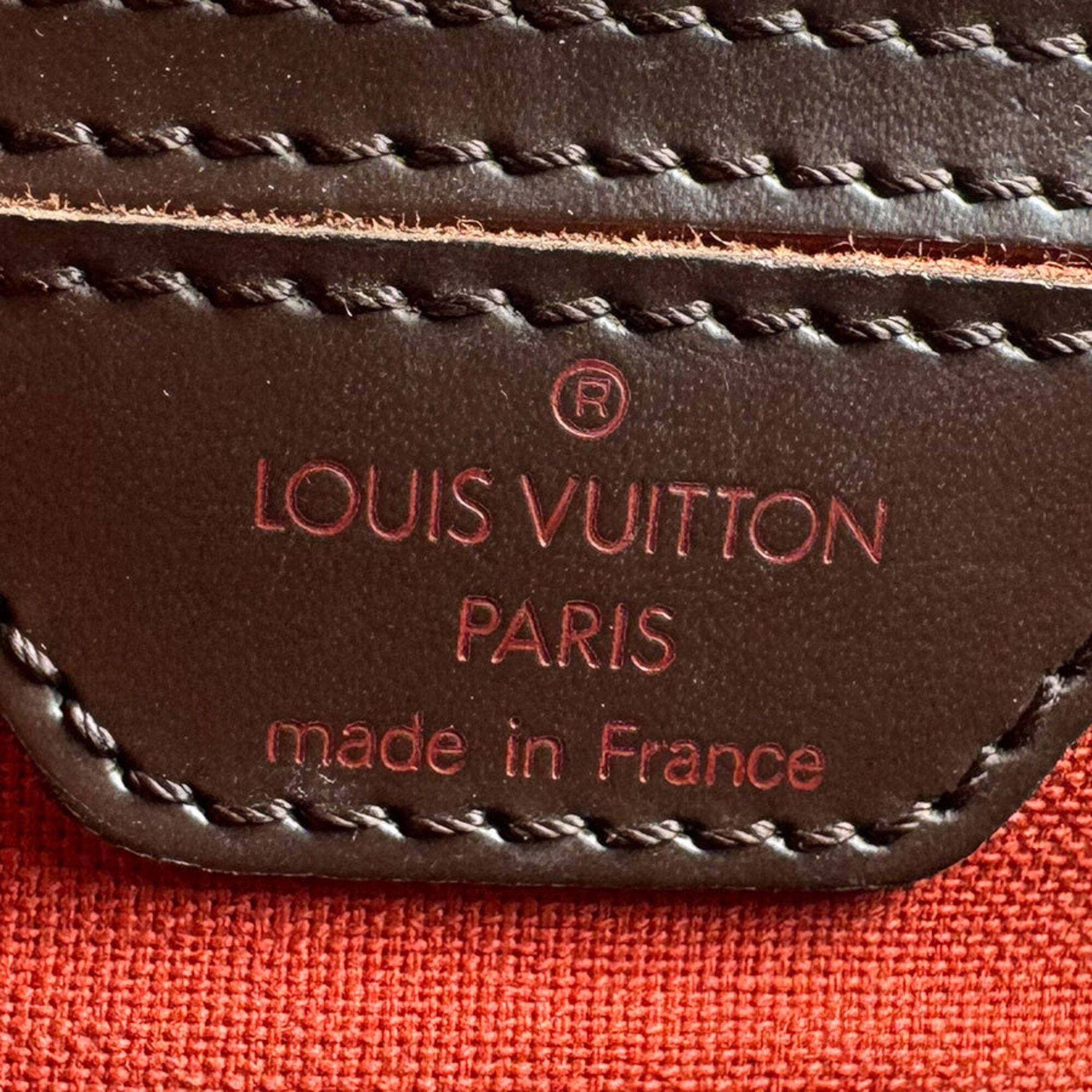 Louis Vuitton Damier Canvas Ebene Damier Canvas Backpack (Pre-Owned)