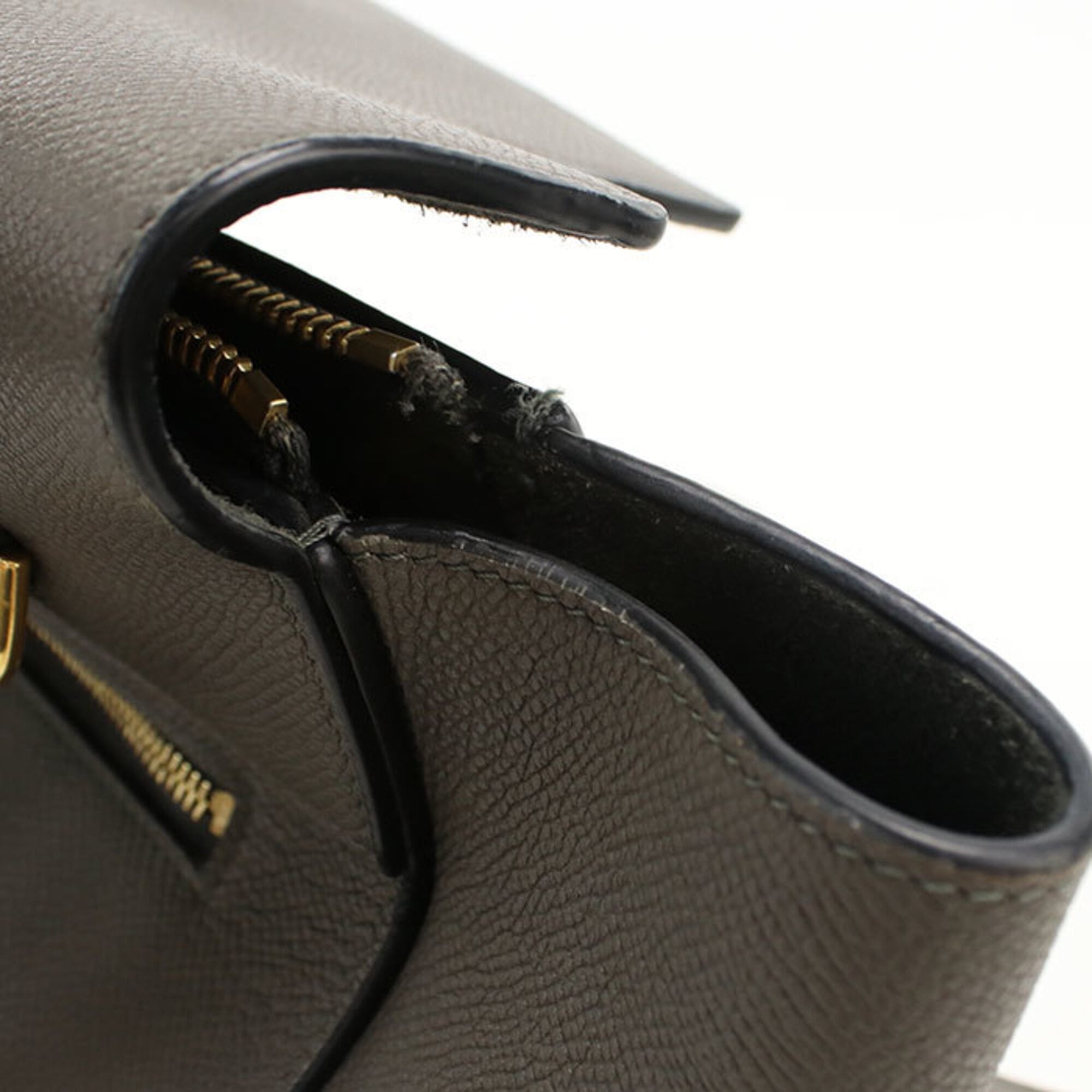 Celine Gray Leather Handbag (Pre-Owned)