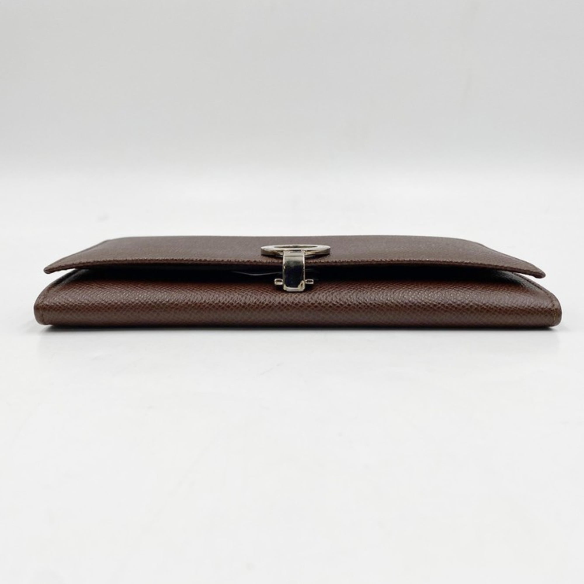 Bvlgari Bvlgari Bvlgari Brown Leather Long Wallet (Bi-Fold) (Pre-Owned)