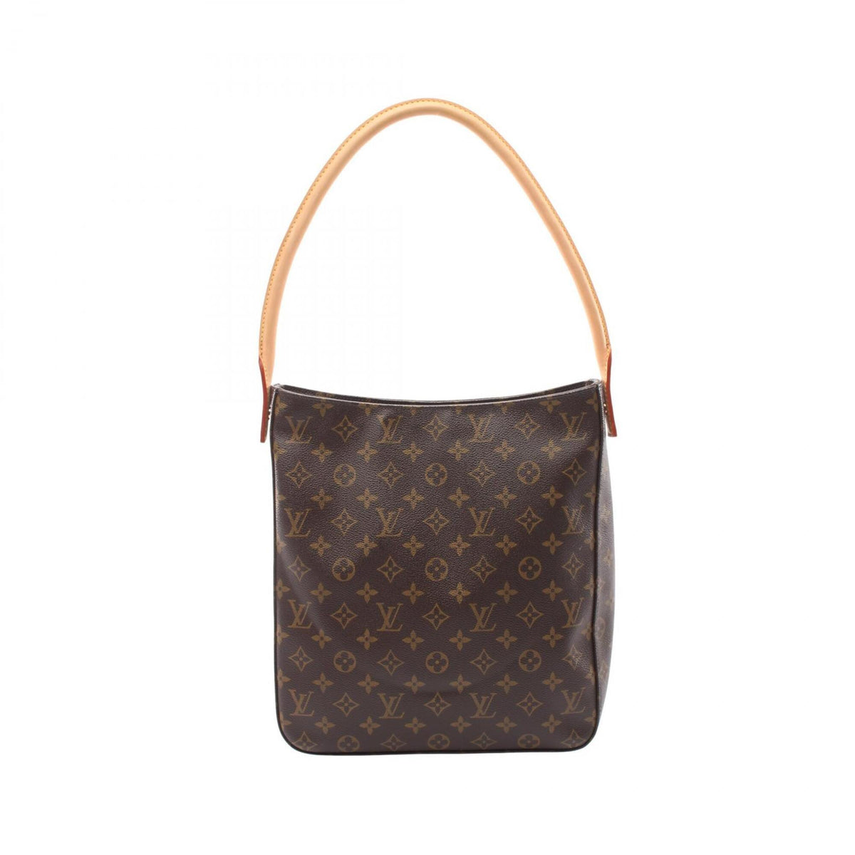Louis Vuitton Brown Pvc Leather Handbag Shoulder Bag (Pre-Owned)