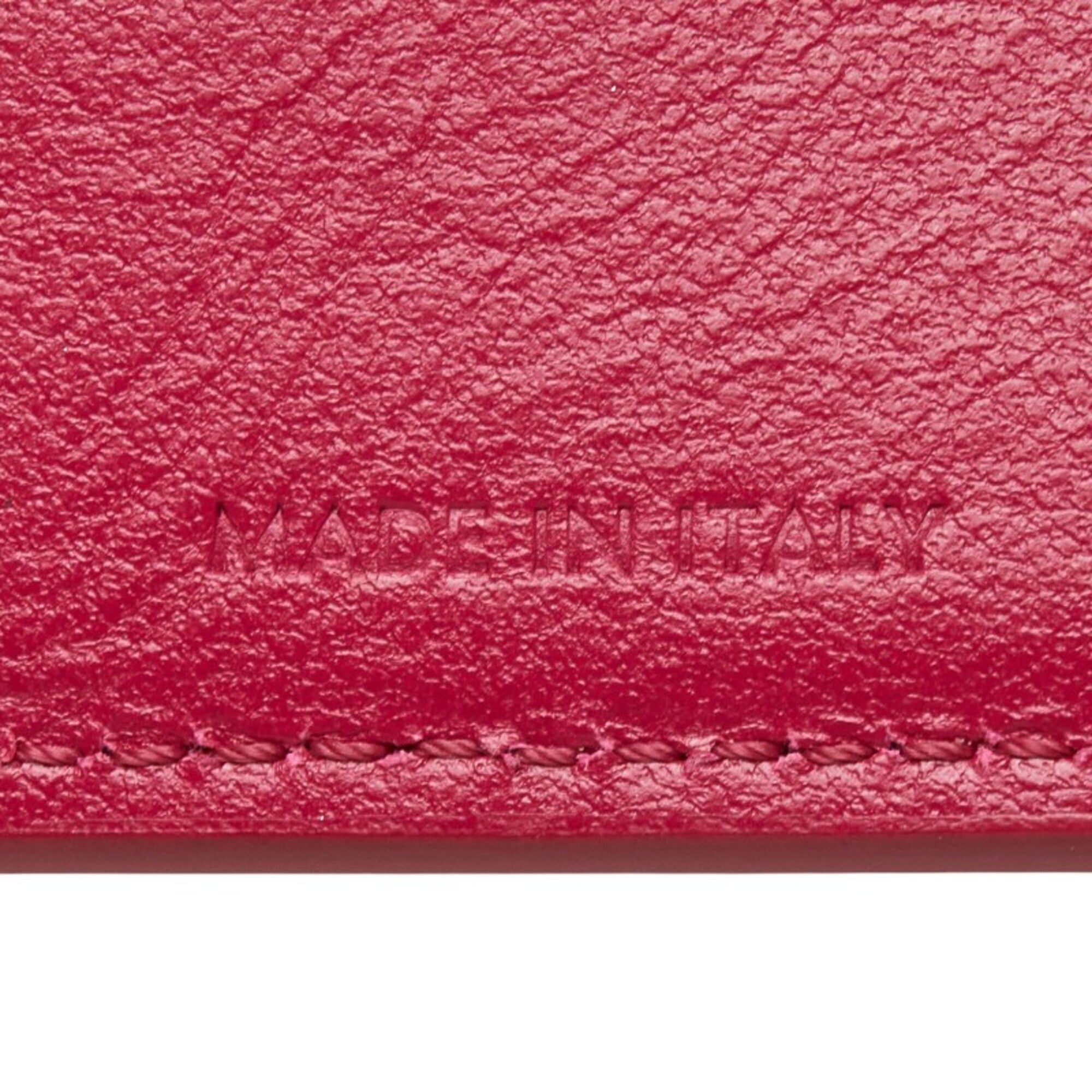 Celine Pink Leather Wallet (Tri-Fold) (Pre-Owned)