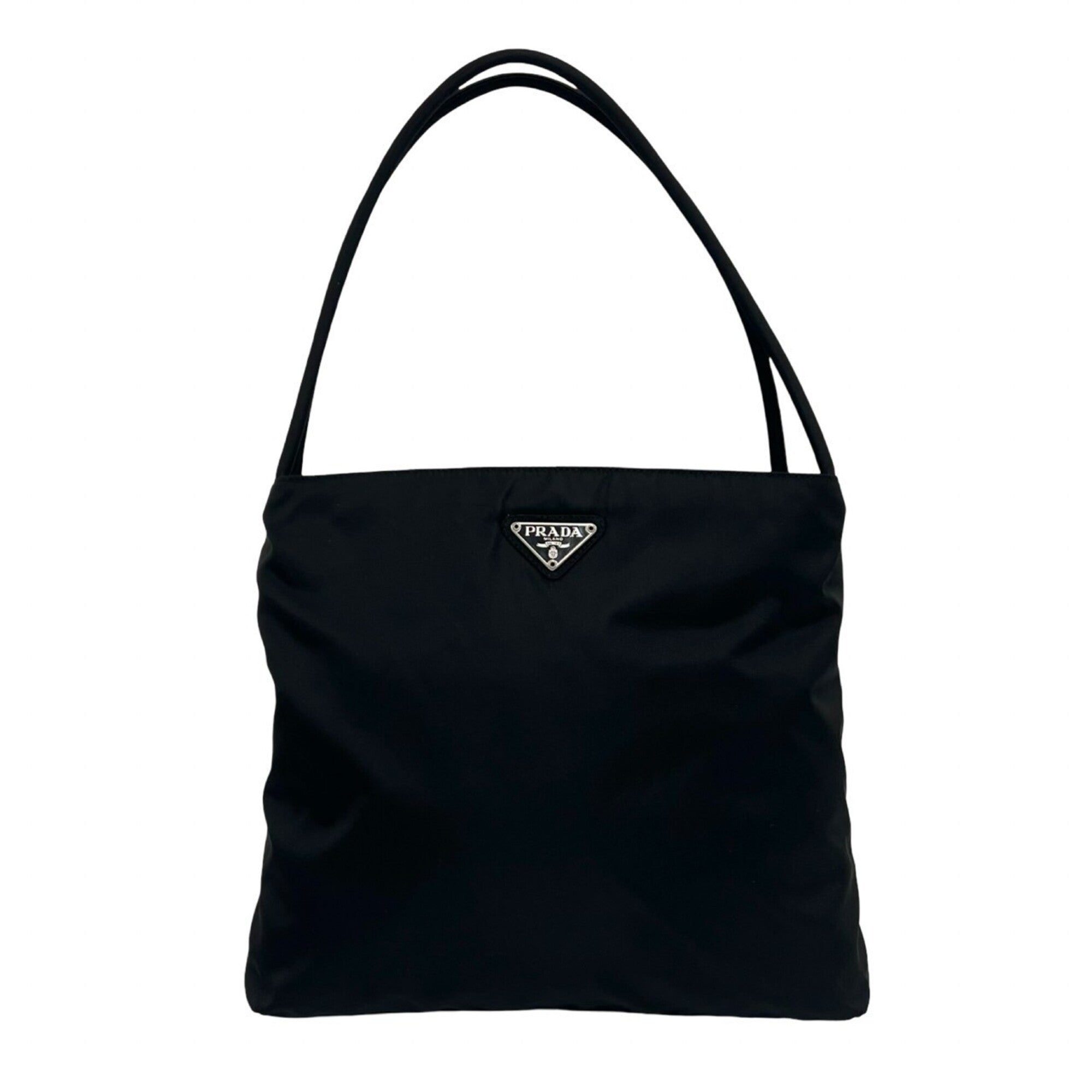 Prada Black Nylon Handbag Shoulder Bag Tote Bag (Pre-Owned)
