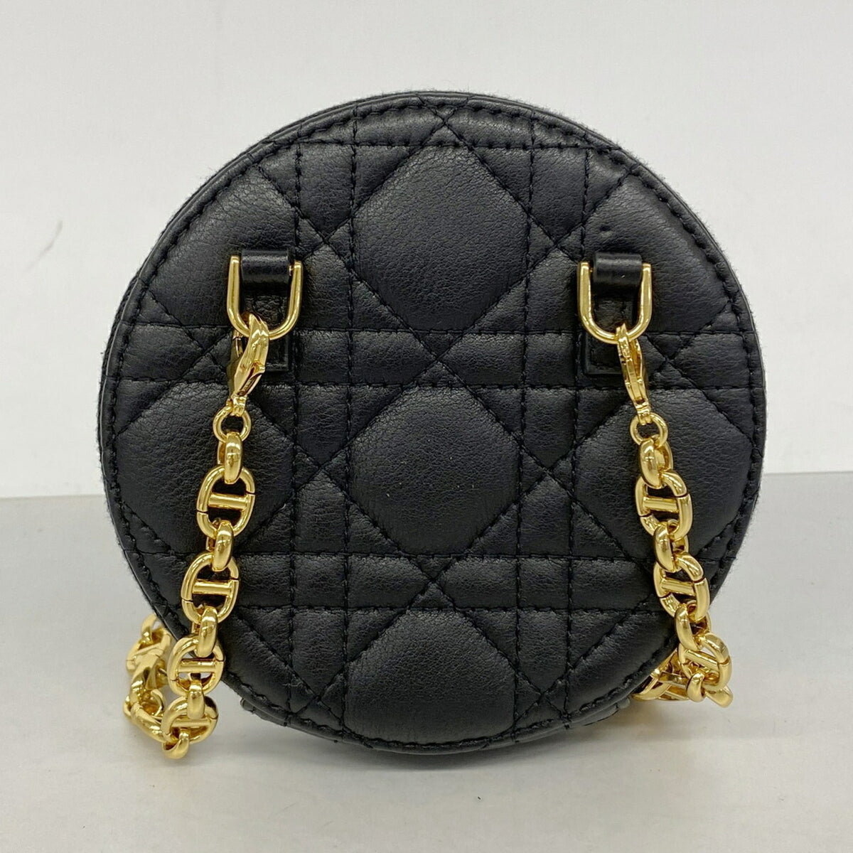 Christian Dior Black Leather Shoulder Bag (Pre-Owned)