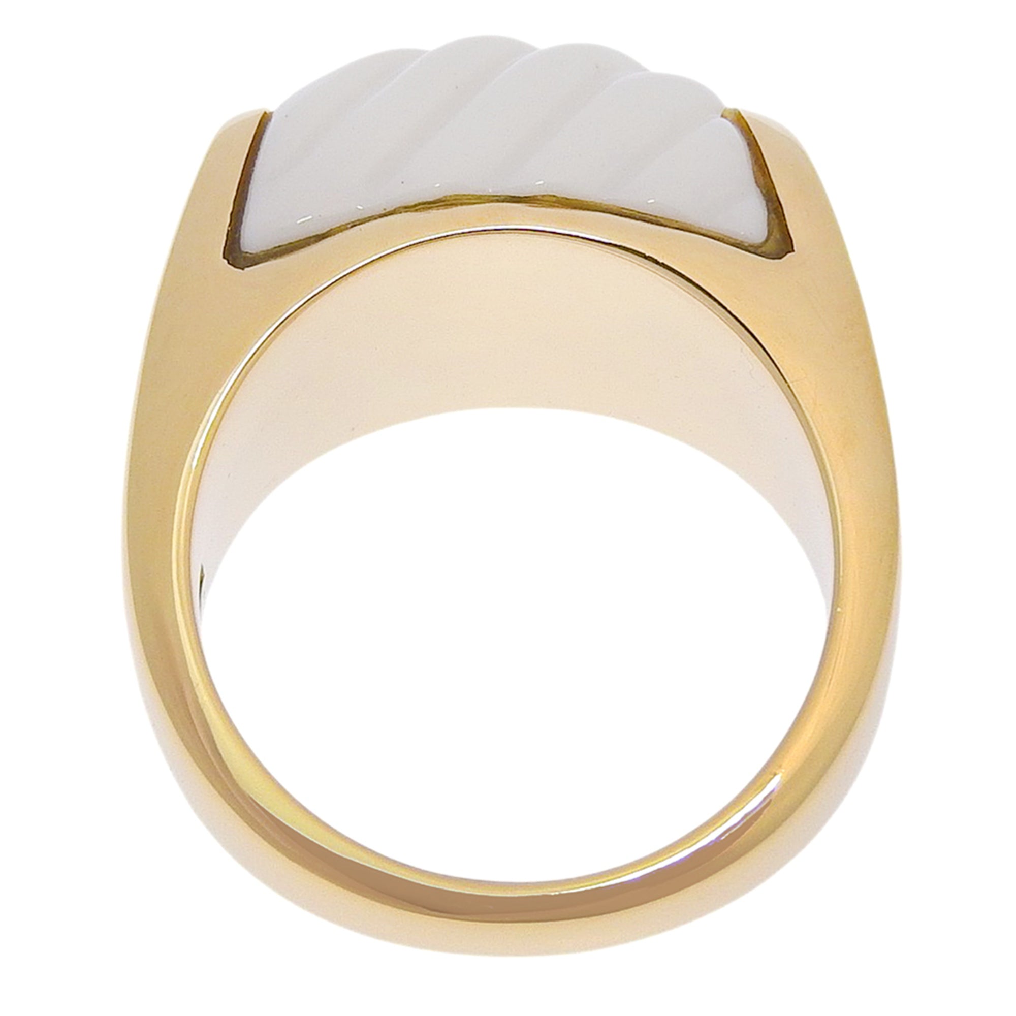 Bvlgari Yellow Gold (18K) Ceramic Band Ring (Pre-Owned)