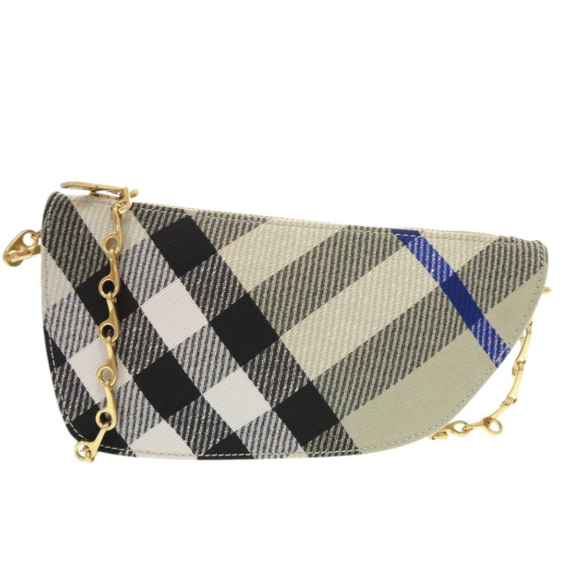 Burberry Beige Canvas Shoulder Bag (Pre-Owned)