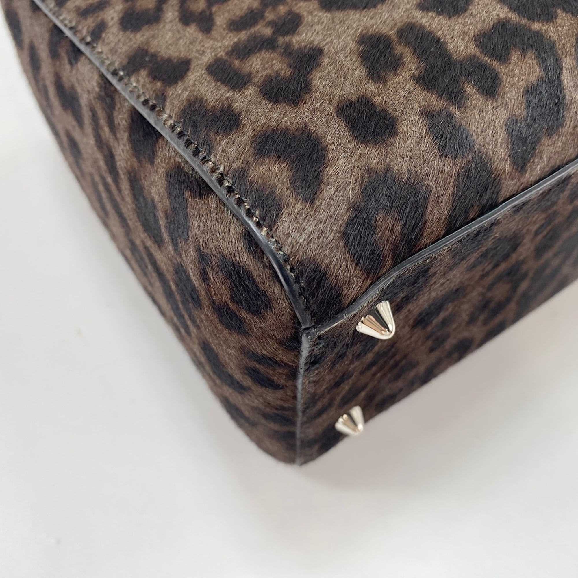 Christian Dior Lady Dior Brown Handbag Shoulder Bag (Pre-Owned)