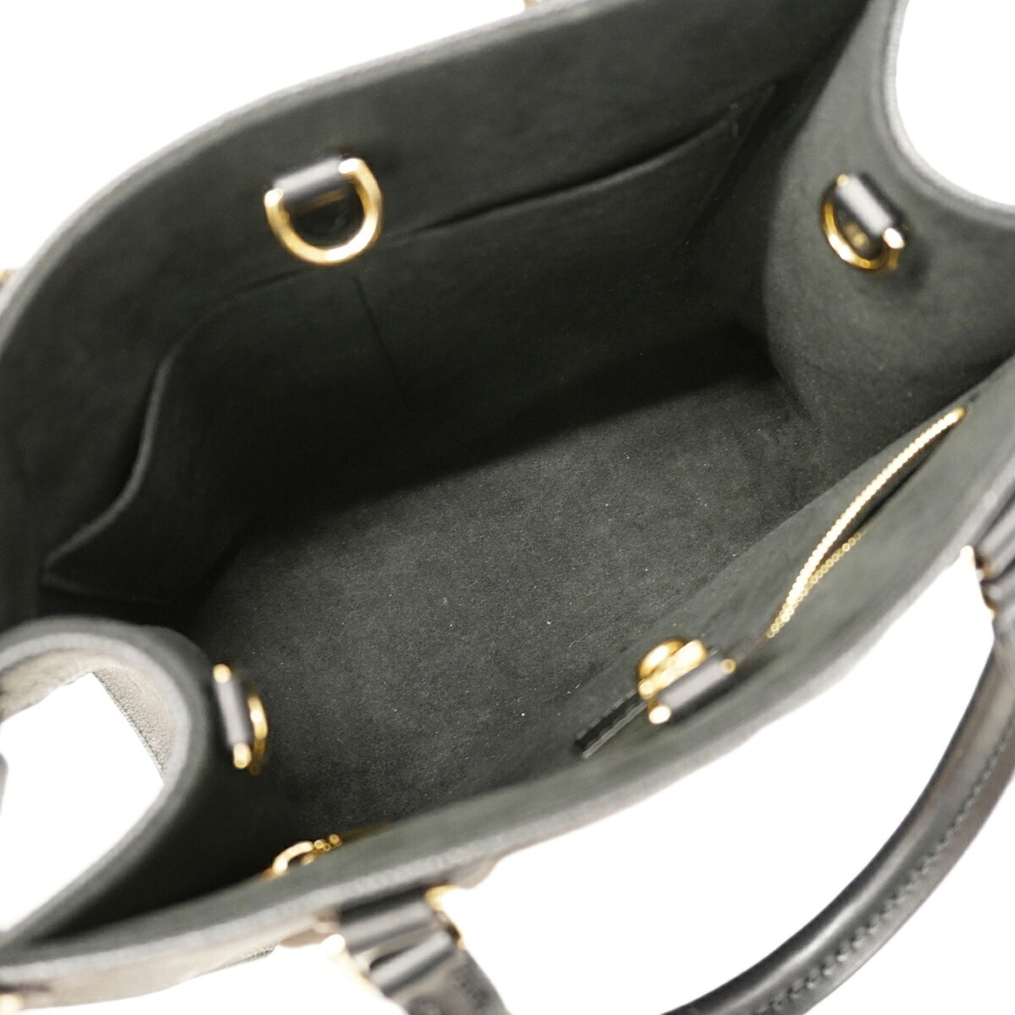 Louis Vuitton Noir Handbag (Pre-Owned)