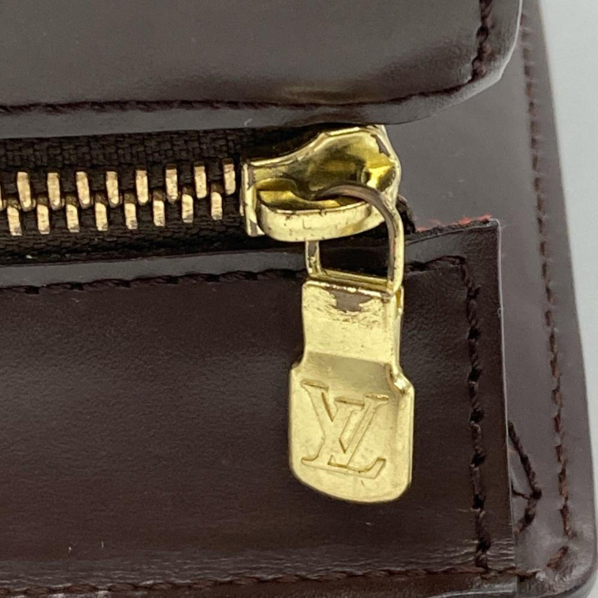 Louis Vuitton Brown Damier Canvas Handbag (Pre-Owned)