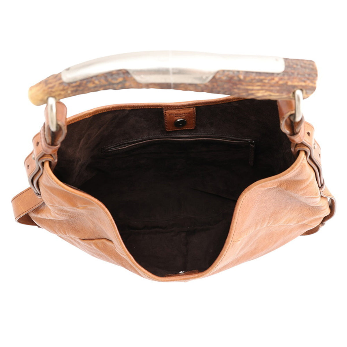 Yves Saint Laurent Brown Leather Shoulder Bag (Pre-Owned)