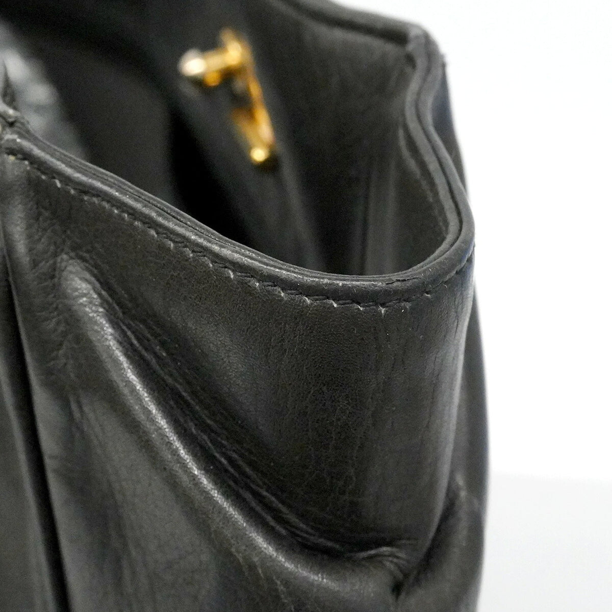 Chanel Black Leather Tote Bag (Pre-Owned)
