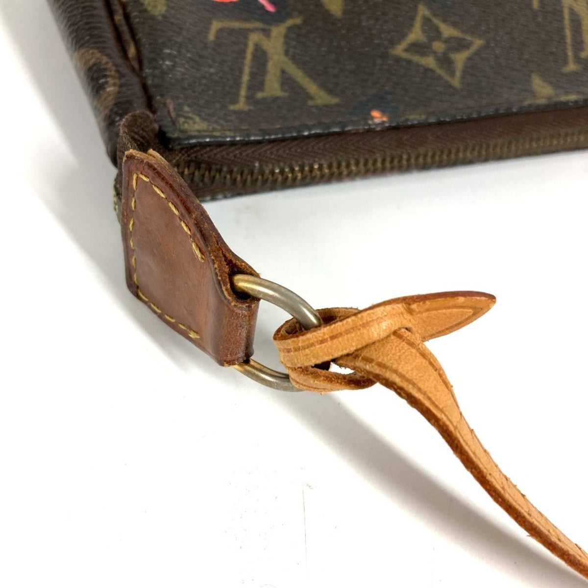 Louis Vuitton Brown Monogram Pink Monogram Rose Handbag Pouch Shoulder Bag (Pre-Owned)