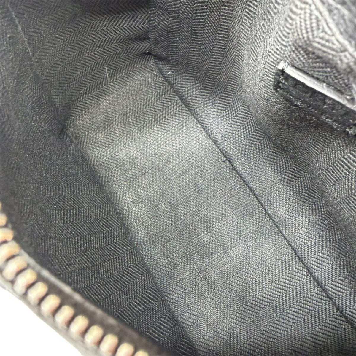 Loewe Puzzle Black Leather Fanny Pack Sling Bag (Pre-Owned)