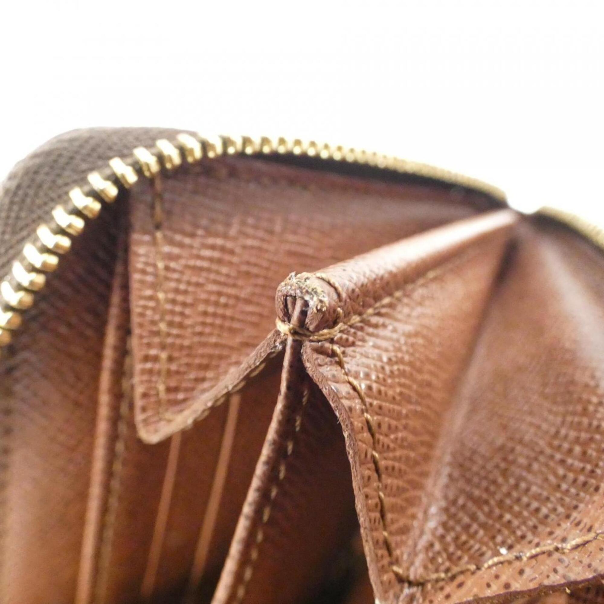 Louis Vuitton Marron Monogram Coated Canvas Coin Purse/Coin Case (Pre-Owned)
