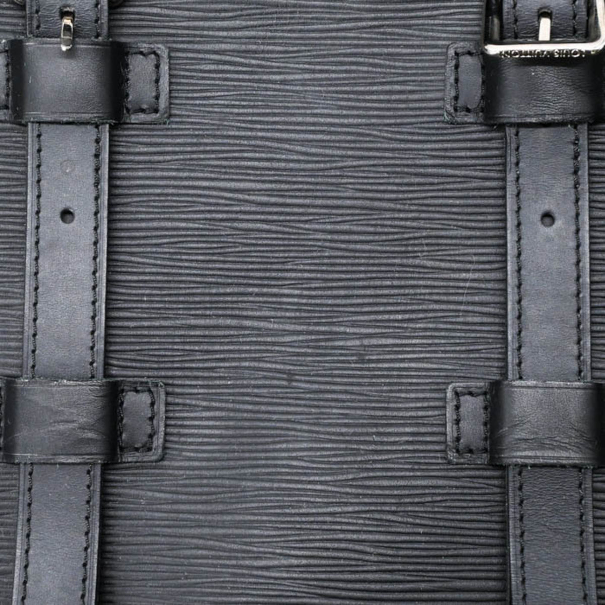 Louis Vuitton Epi Black Epi Leather Backpack (Pre-Owned)
