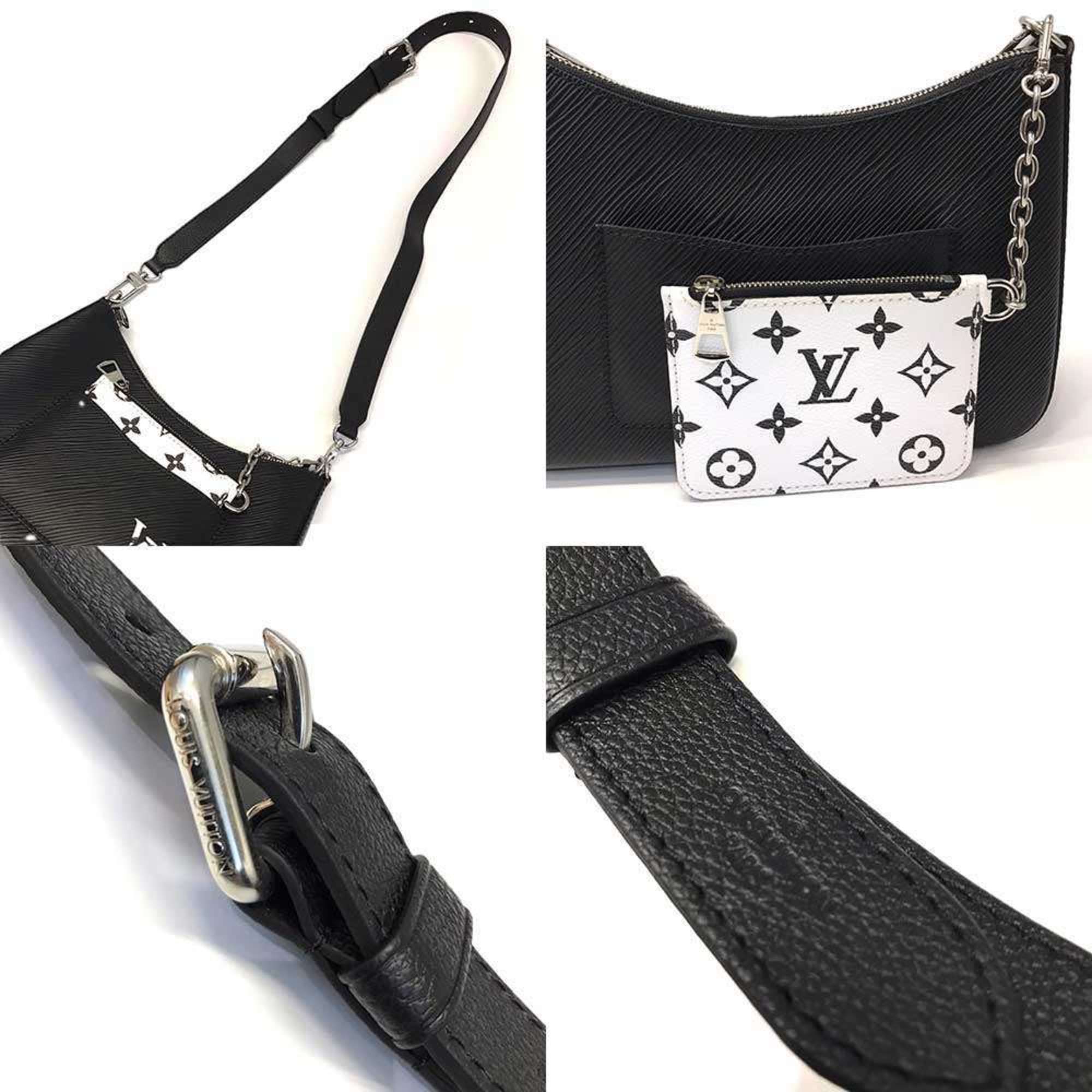 Louis Vuitton Epi Black Epi Leather Shoulder Bag (Pre-Owned)
