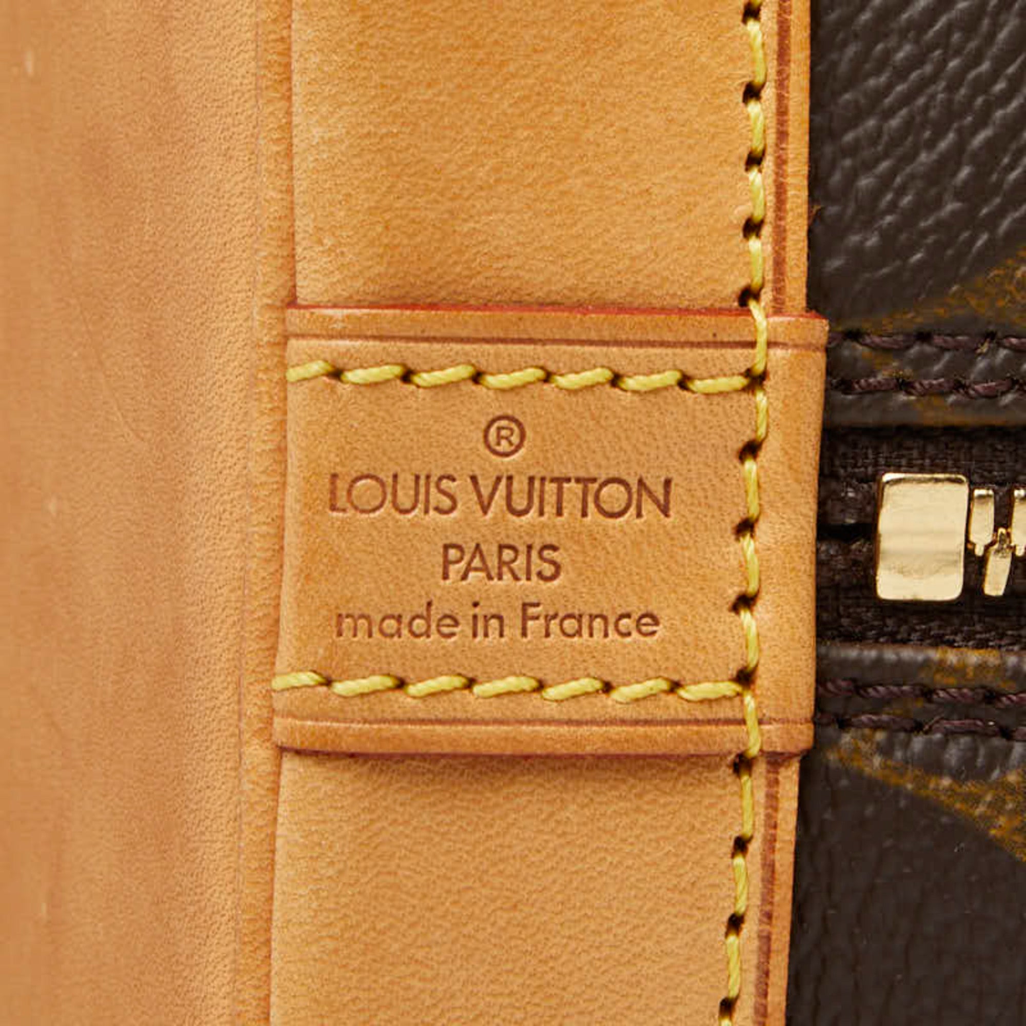 Louis Vuitton Monogram Brown Pvc Leather Handbag (Pre-Owned)