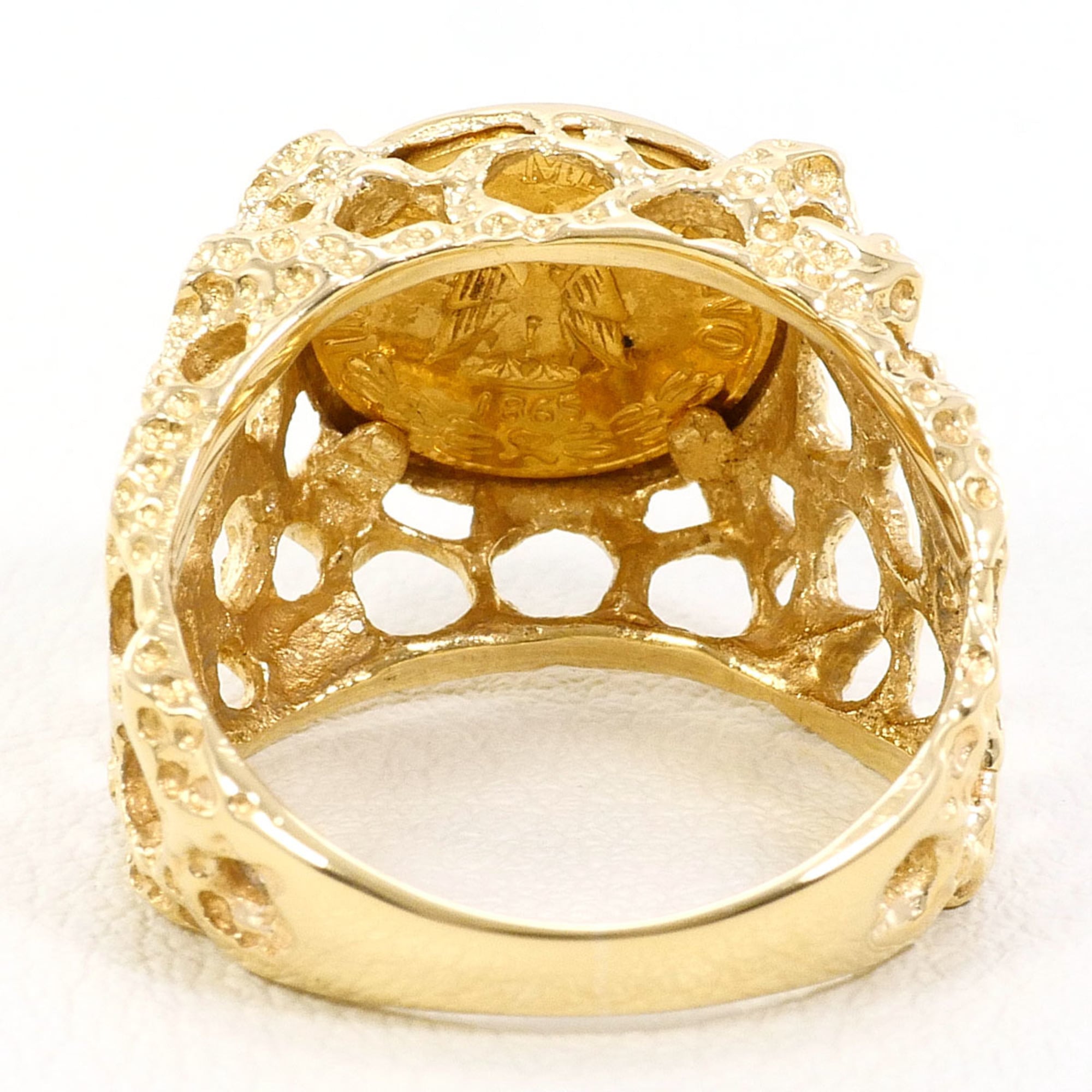 Unbranded Yellow Gold Yellow Gold (10K) Yellow Gold (14K) Band Ring (Pre-Owned)