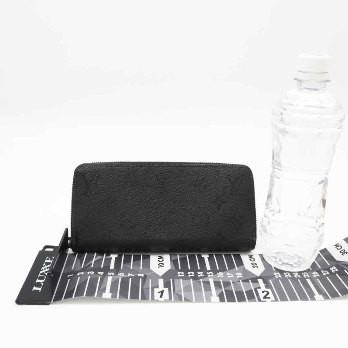 Louis Vuitton Monogram Black Coated Canvas Long Wallet (Bi-Fold) (Pre-Owned)