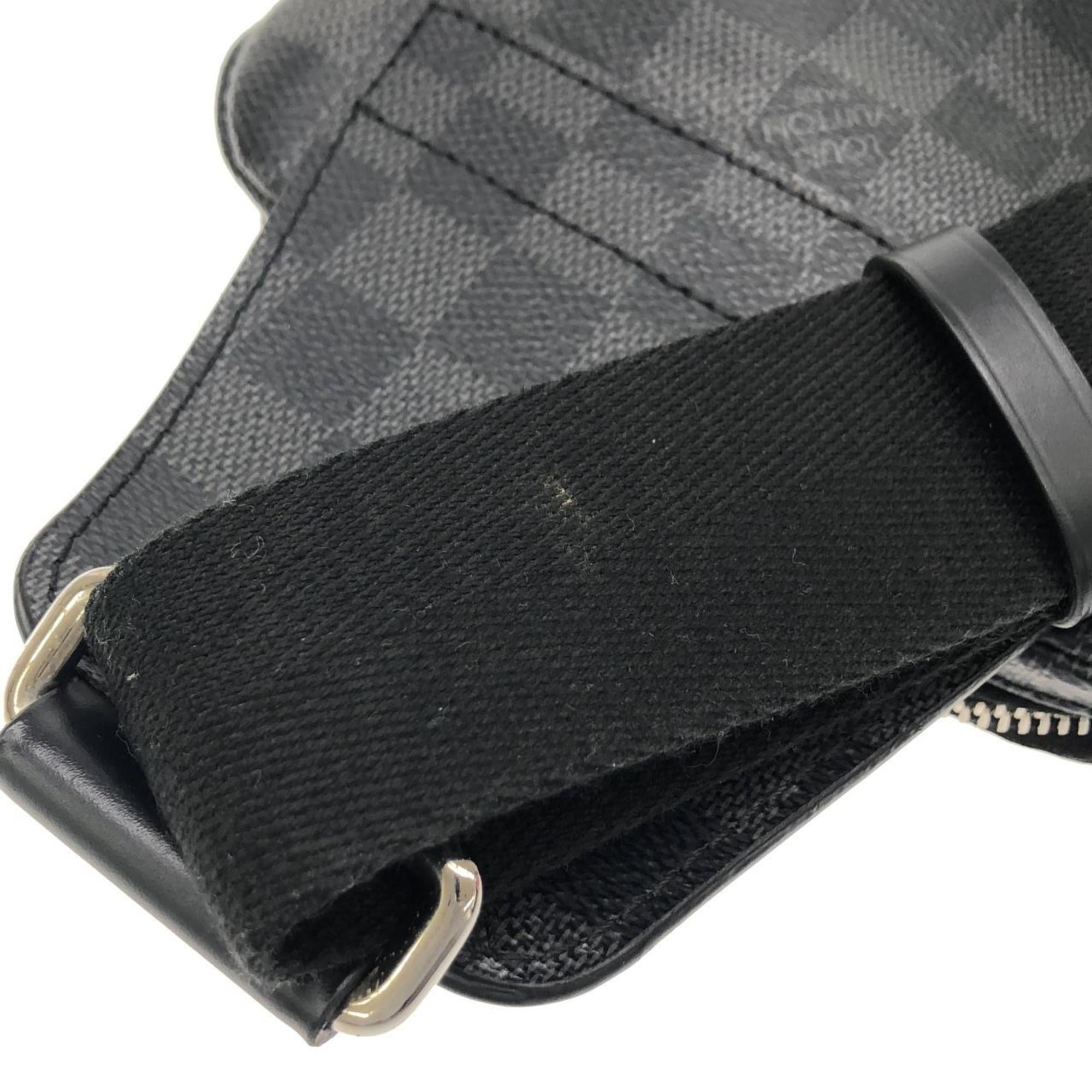 Louis Vuitton Graphite Coated Canvas Shoulder Bag (Pre-Owned)