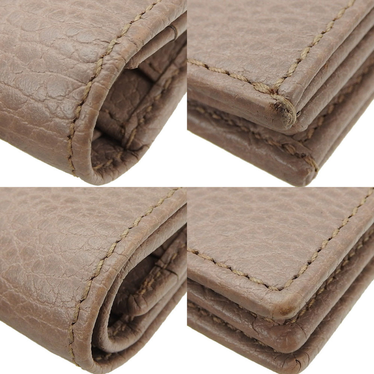 Gucci Beige Leather Wallet (Bi-Fold) (Pre-Owned)