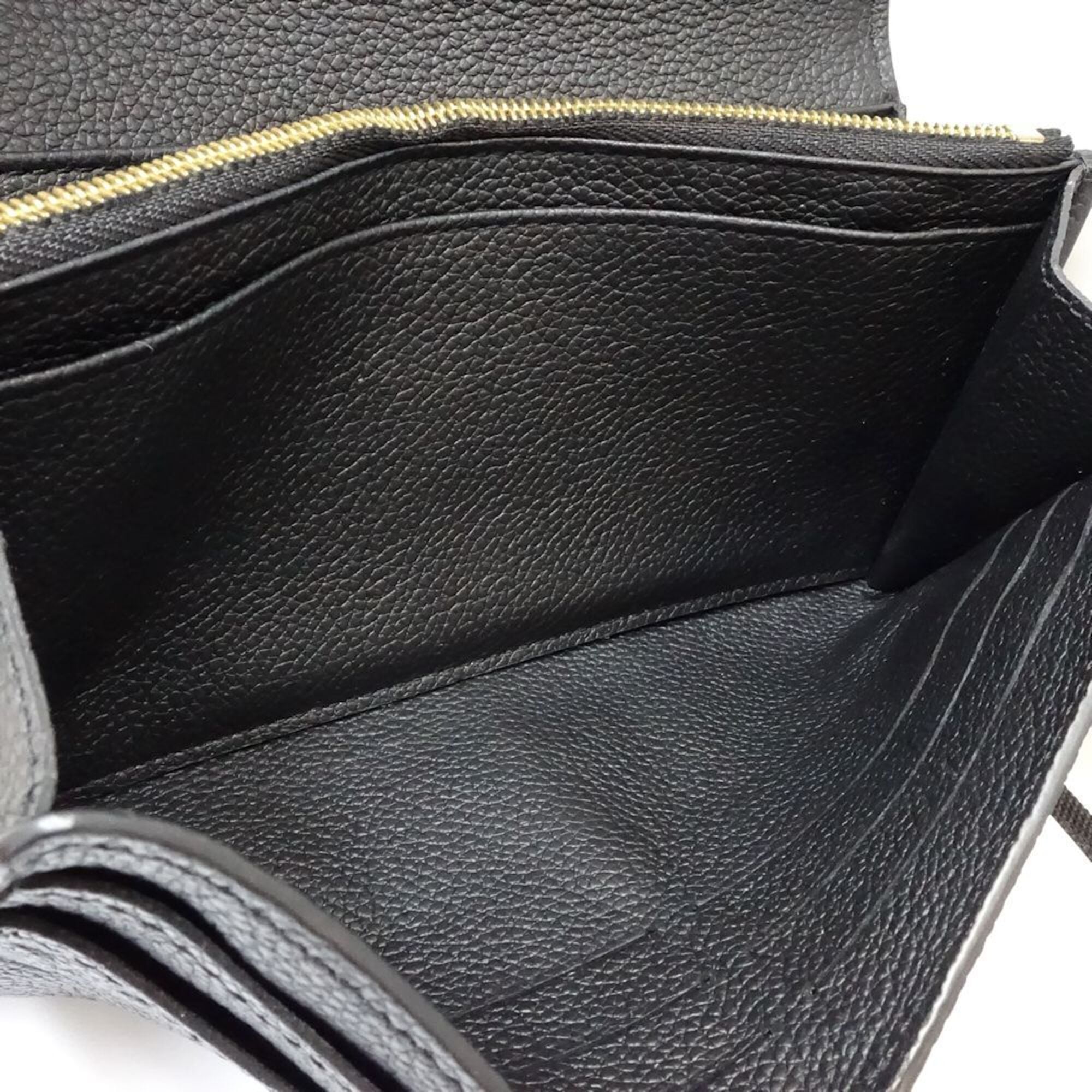 Louis Vuitton Noir Monogram Empreinte Long Wallet (Bi-Fold) (Pre-Owned)