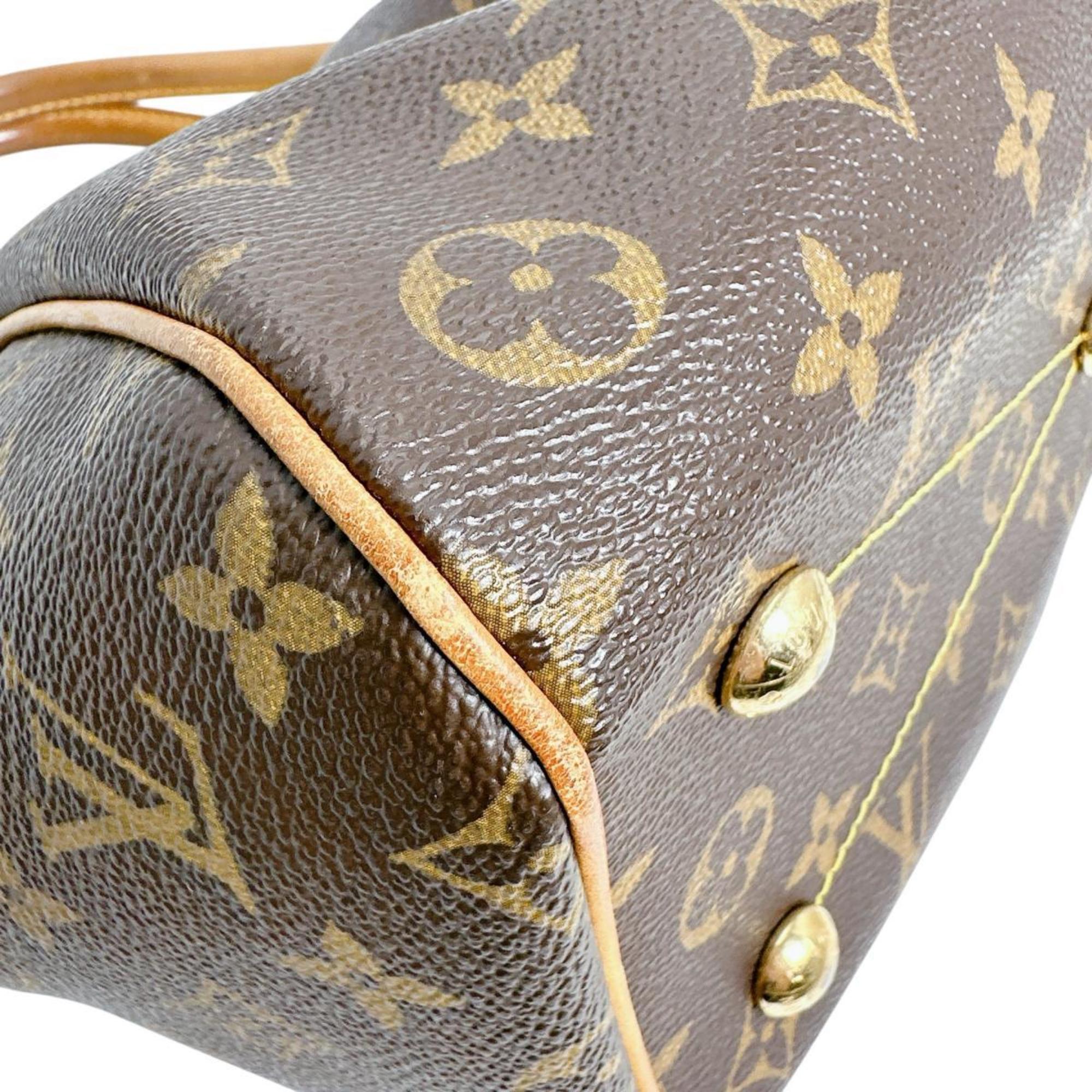 Louis Vuitton Brown Monogram Canvas Handbag (Pre-Owned)