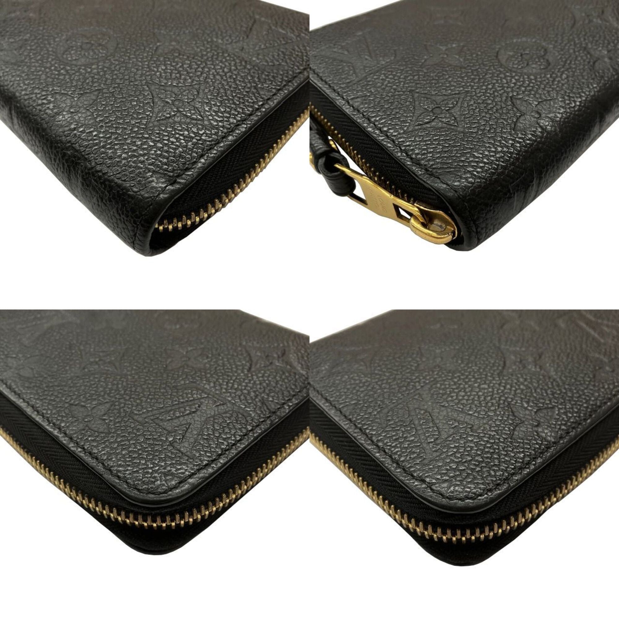 Louis Vuitton Noir Monogram Empreinte Long Wallet (Bi-Fold) (Pre-Owned)