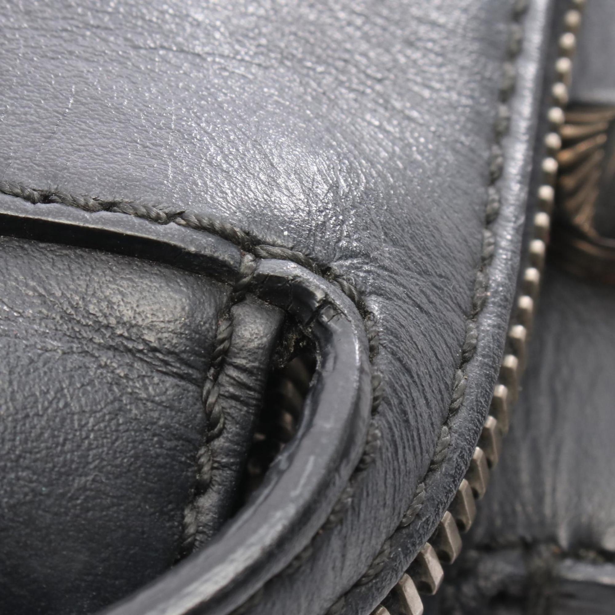 Fendi Black Leather Handbag (Pre-Owned)