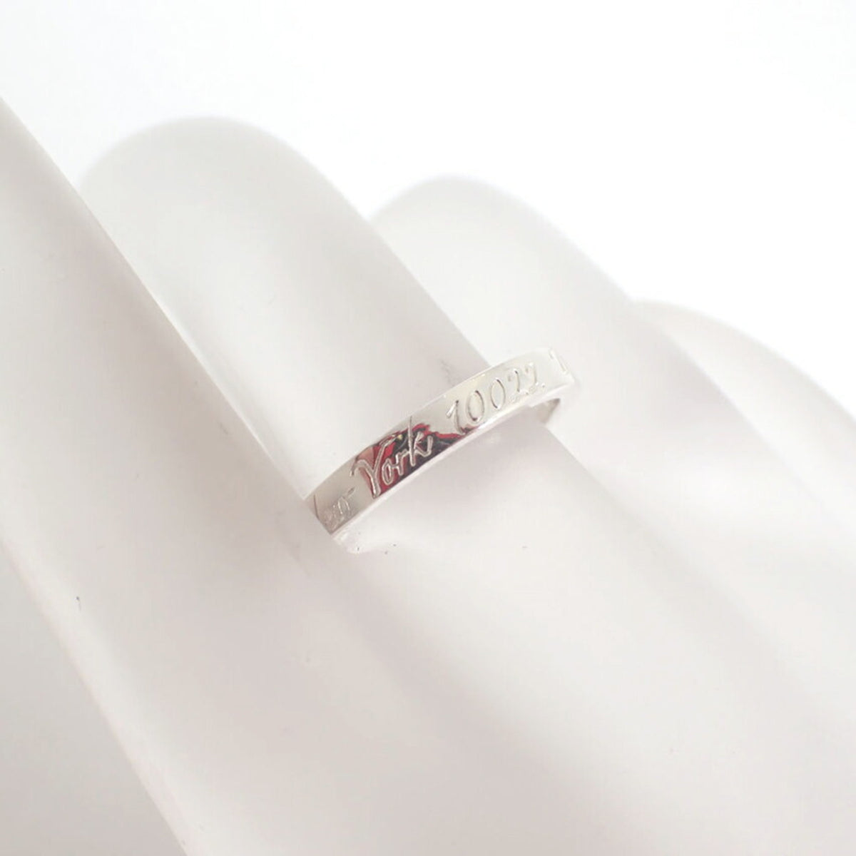 Tiffany Sterling Silver 925 Band Ring (Pre-Owned)