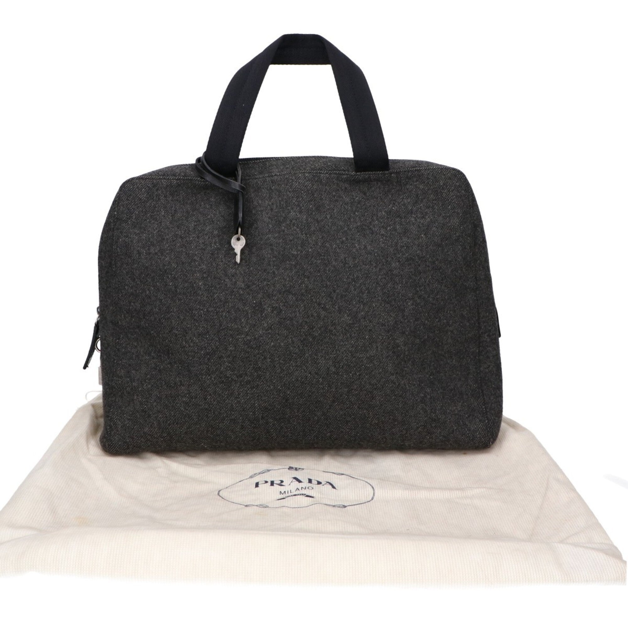 Prada Felt Handbag (Pre-Owned)