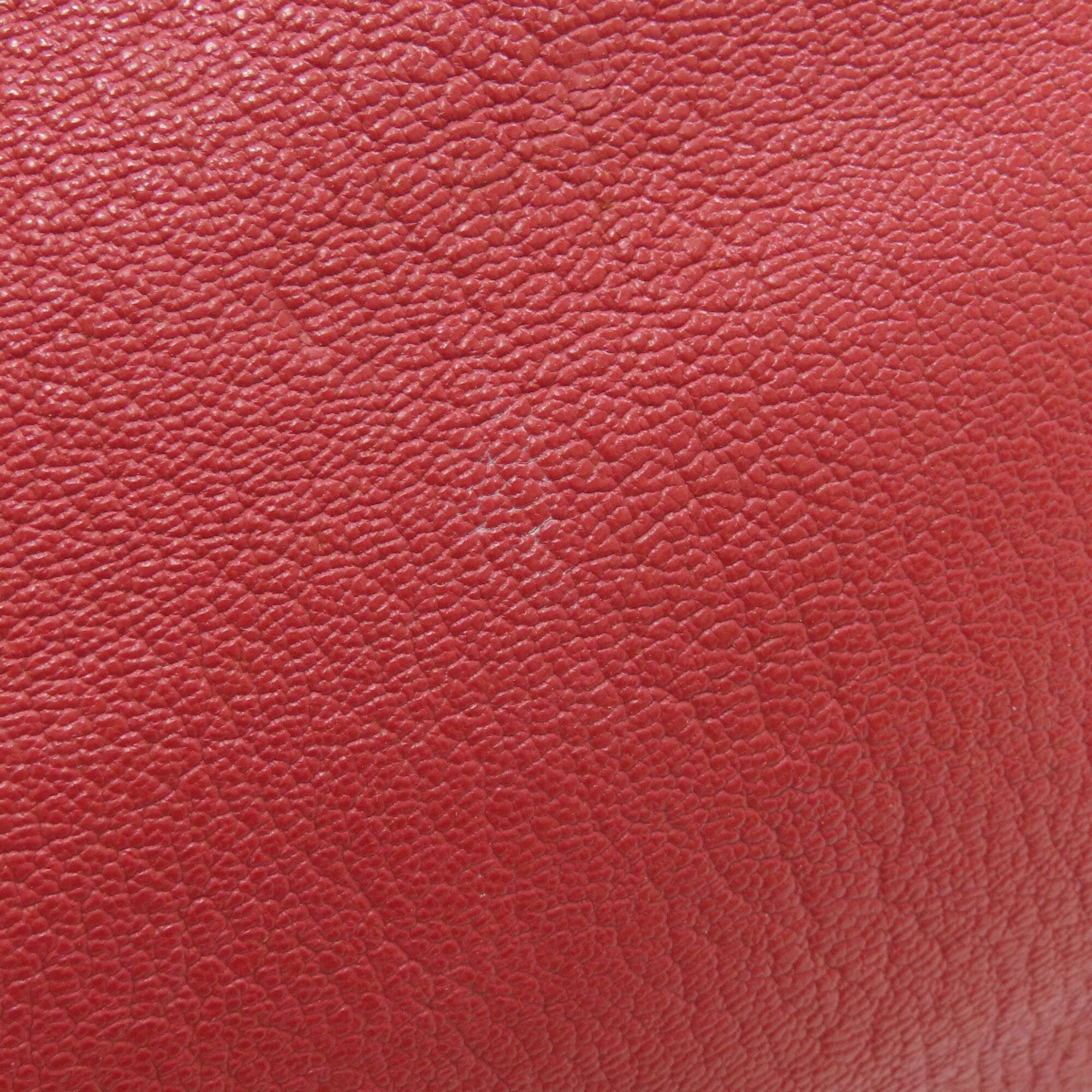 Louis Vuitton Red Color Suhali Leather Tote Bag (Pre-Owned)