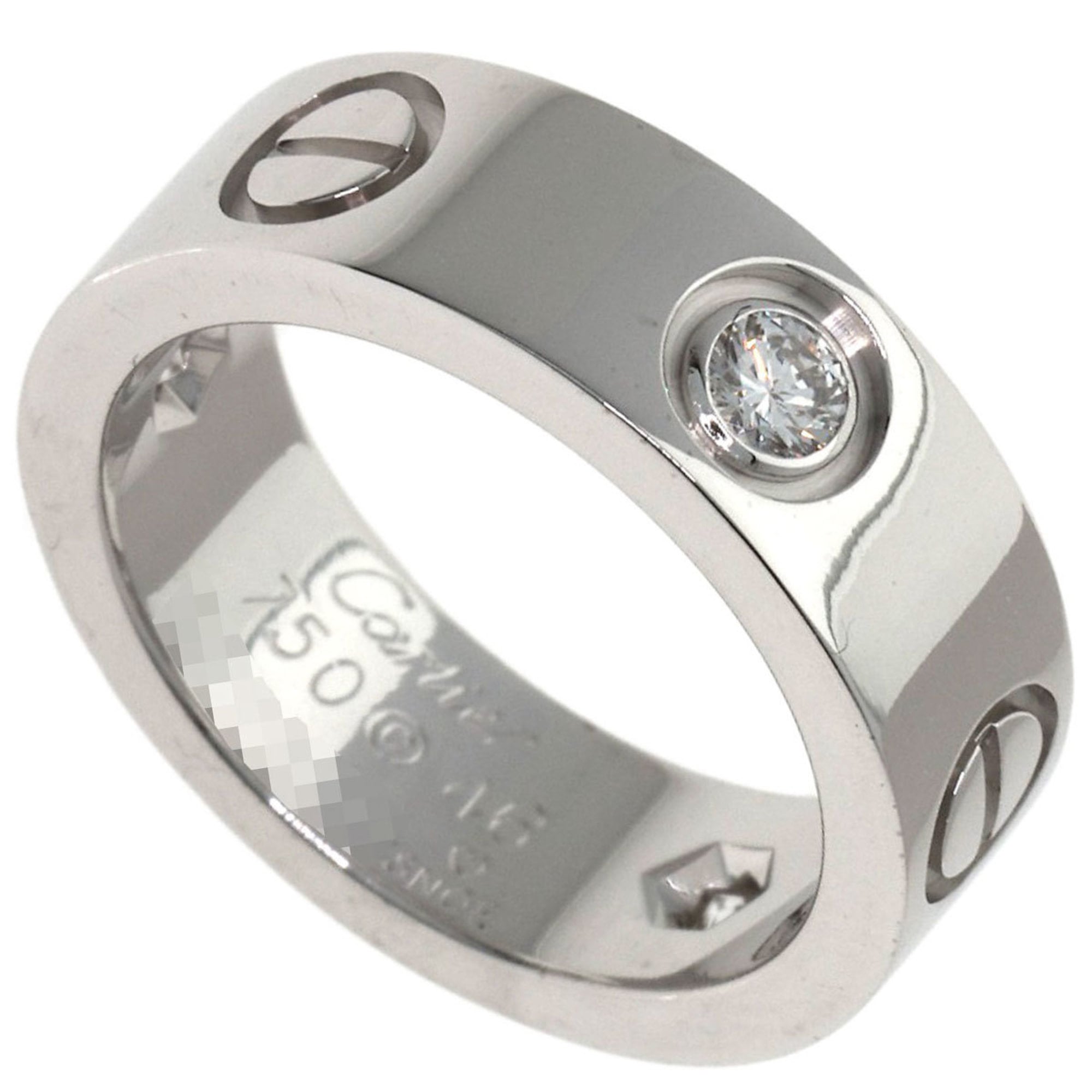 Cartier Love White Gold (18K) Band Ring (Pre-Owned)