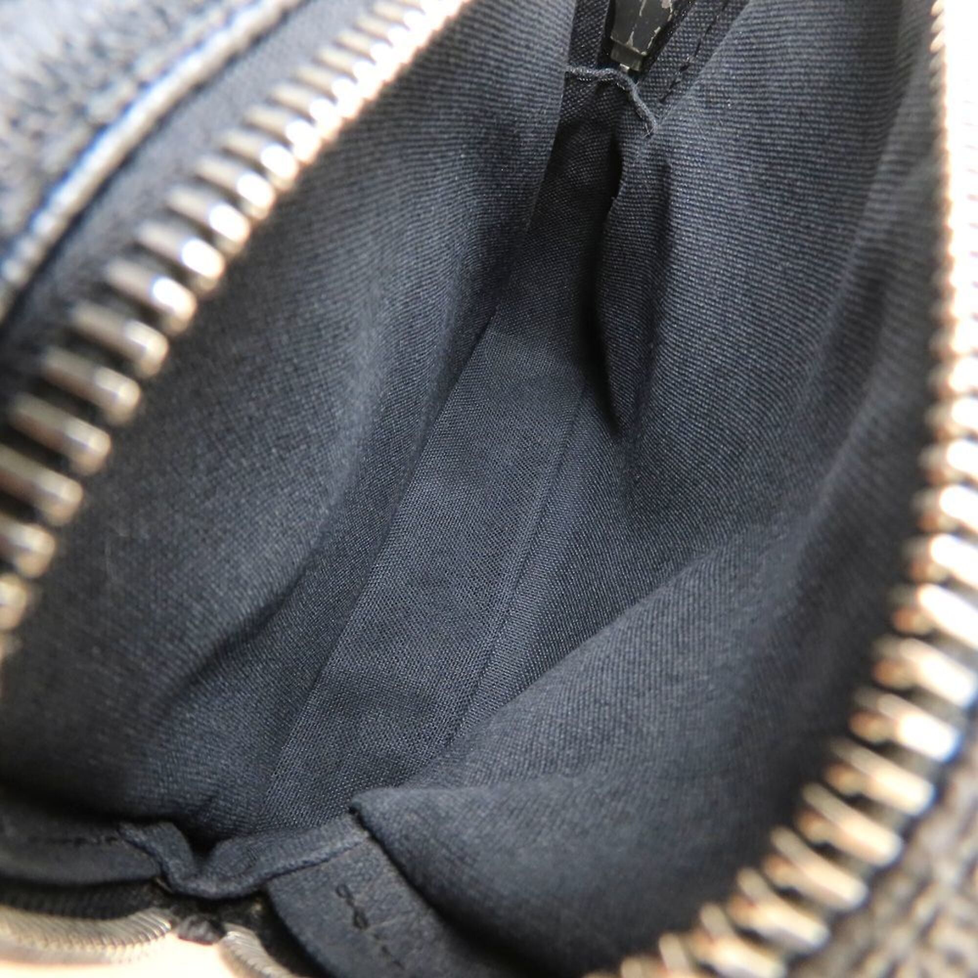 Louis Vuitton Black Gray Damier Canvas Shoulder Bag (Pre-Owned)