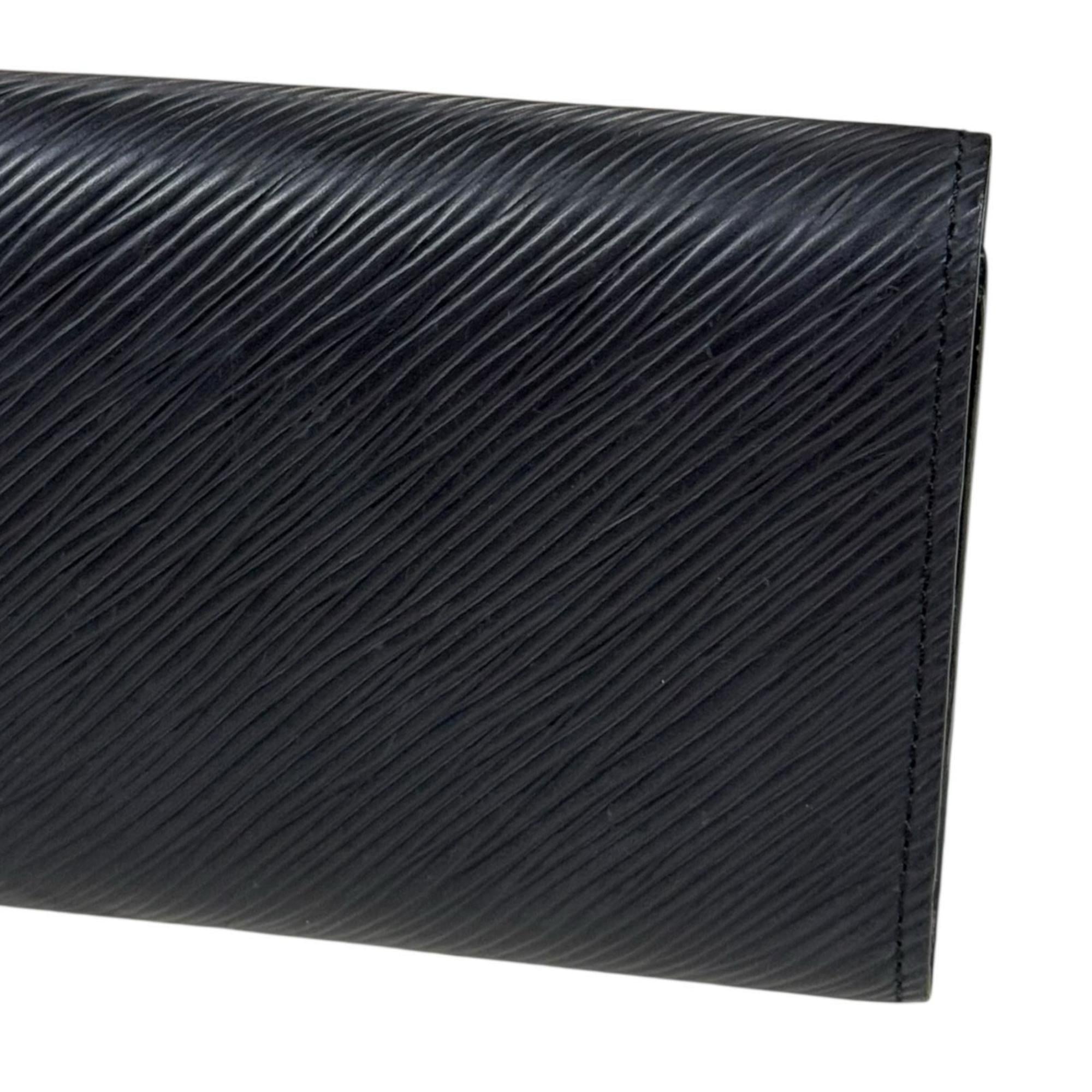 Louis Vuitton Black Epi Leather Wallet (Tri-Fold) (Pre-Owned)