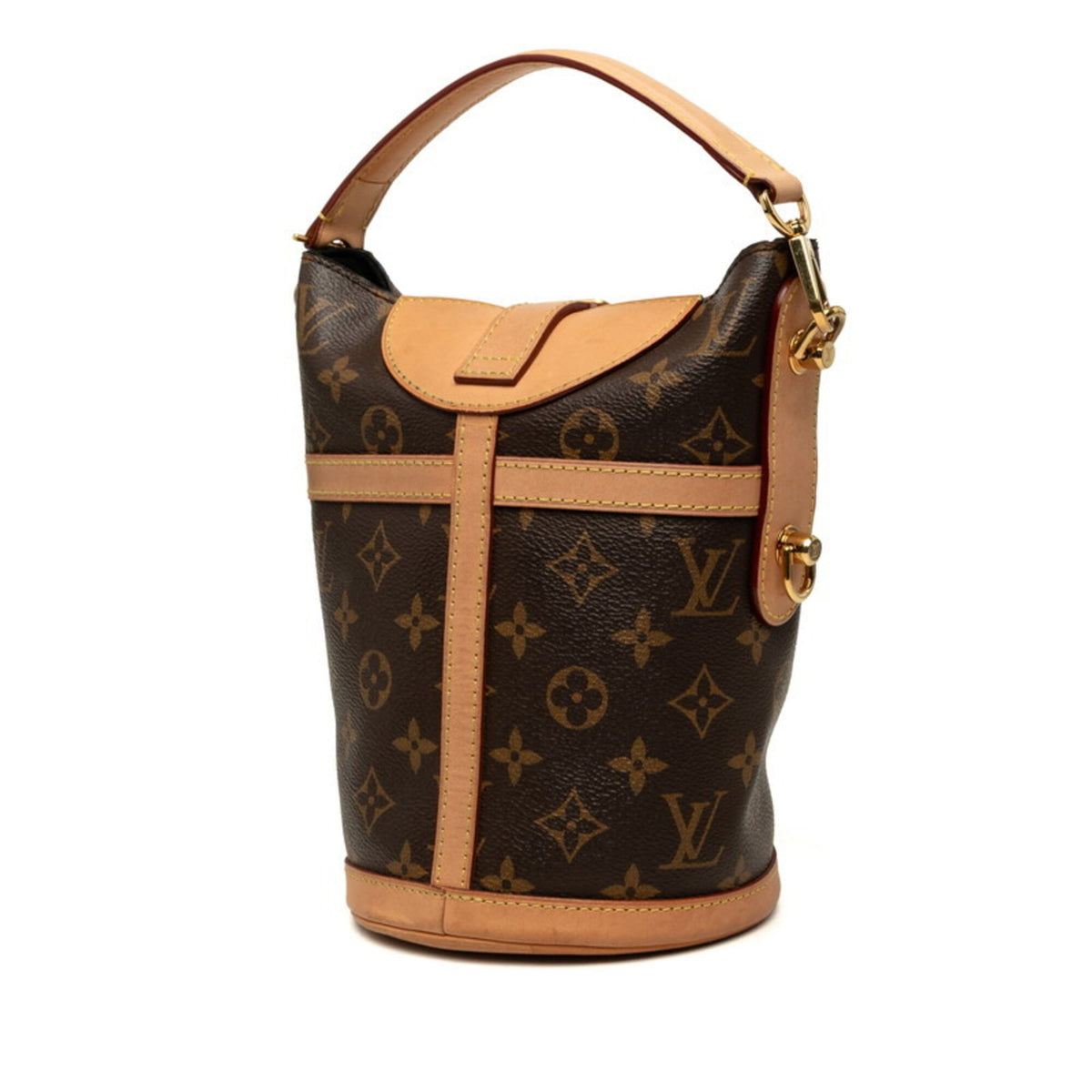 Louis Vuitton Brown Pvc Leather Handbag Shoulder Bag (Pre-Owned)