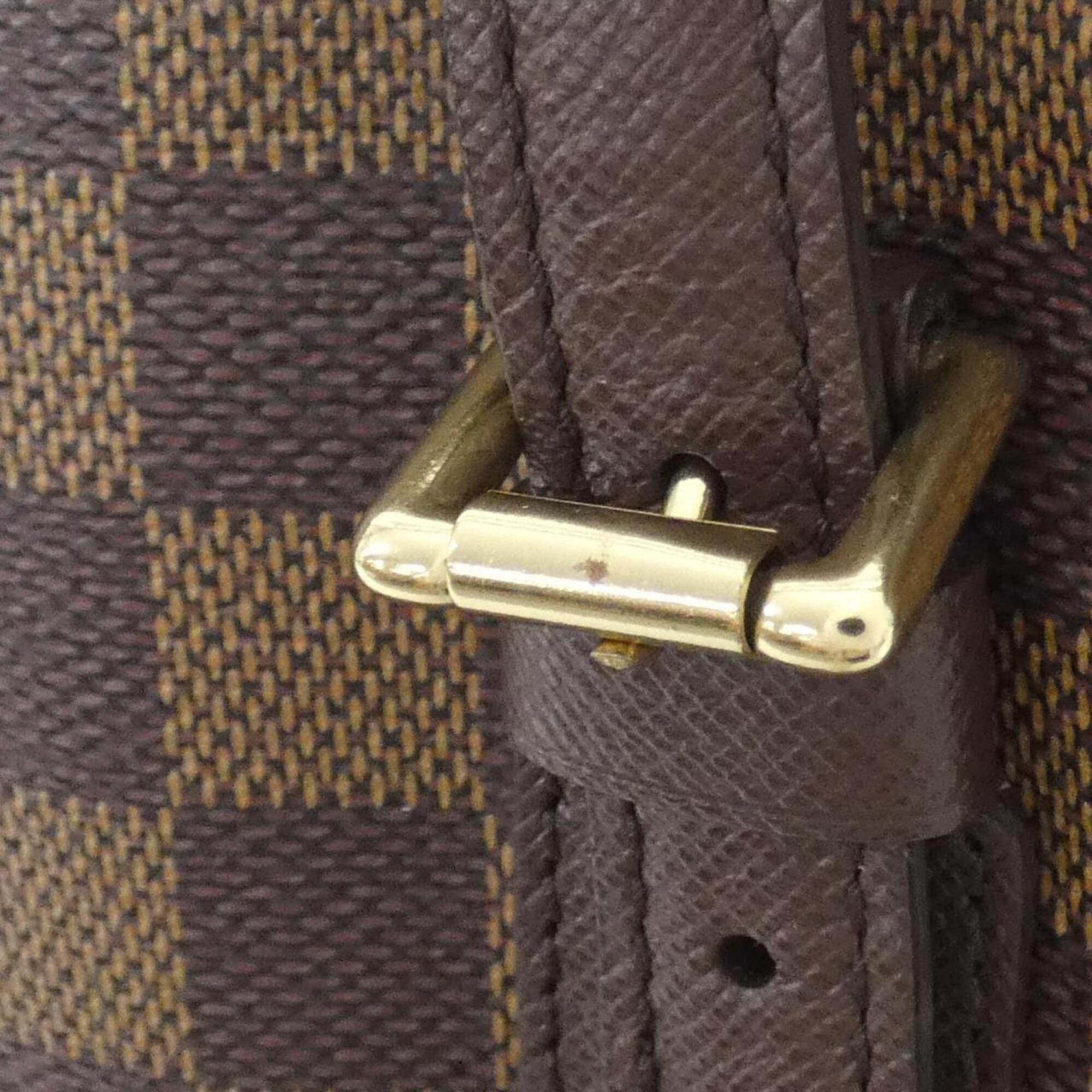 Louis Vuitton Ebene Coated Canvas Shoulder Bag (Pre-Owned)