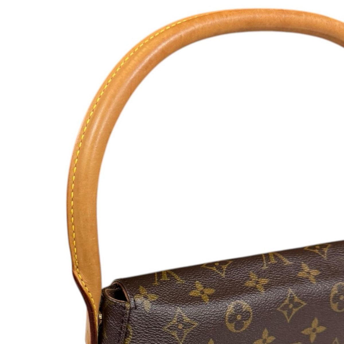 Louis Vuitton Brown Monogram Canvas Handbag (Pre-Owned)