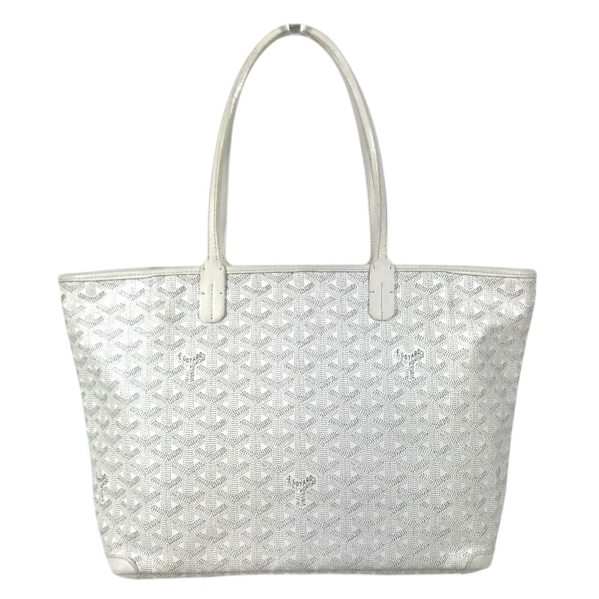 Goyard White Pvc Leather Shoulder Bag Tote Bag (Pre-Owned)