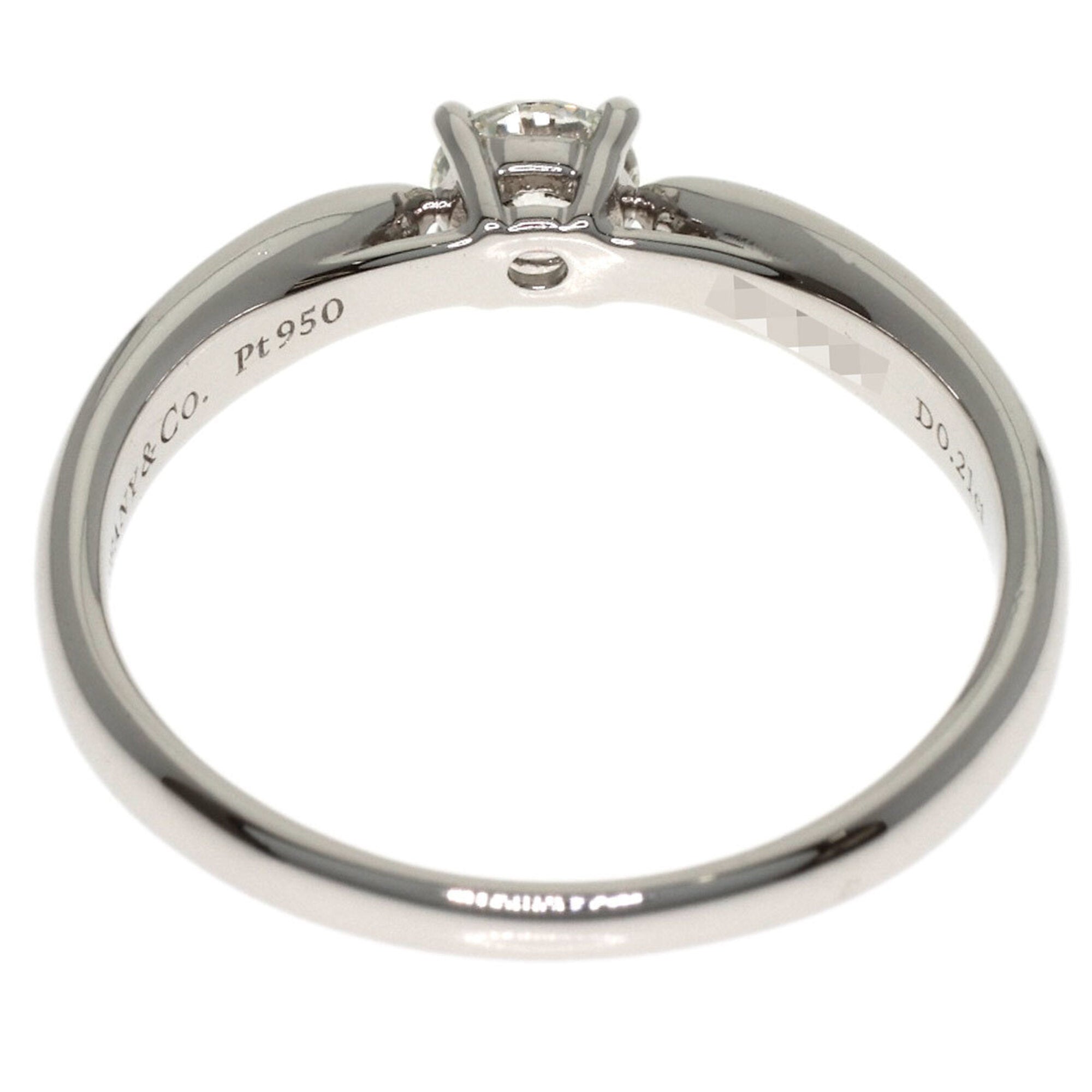 Tiffany Platinum 950 Band Ring (Pre-Owned)